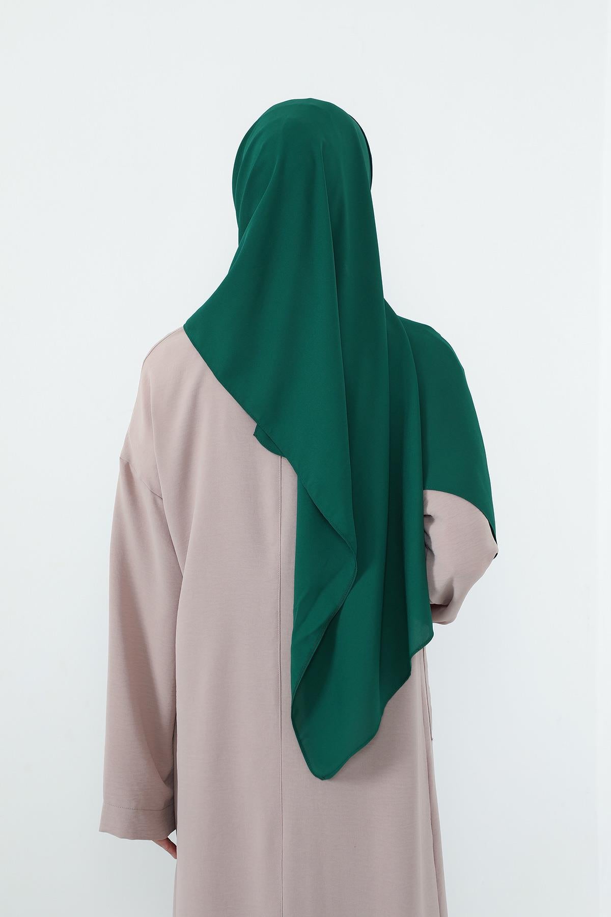 Boyun Kapatan Penye İç Boneli Krep Şal,PS-55