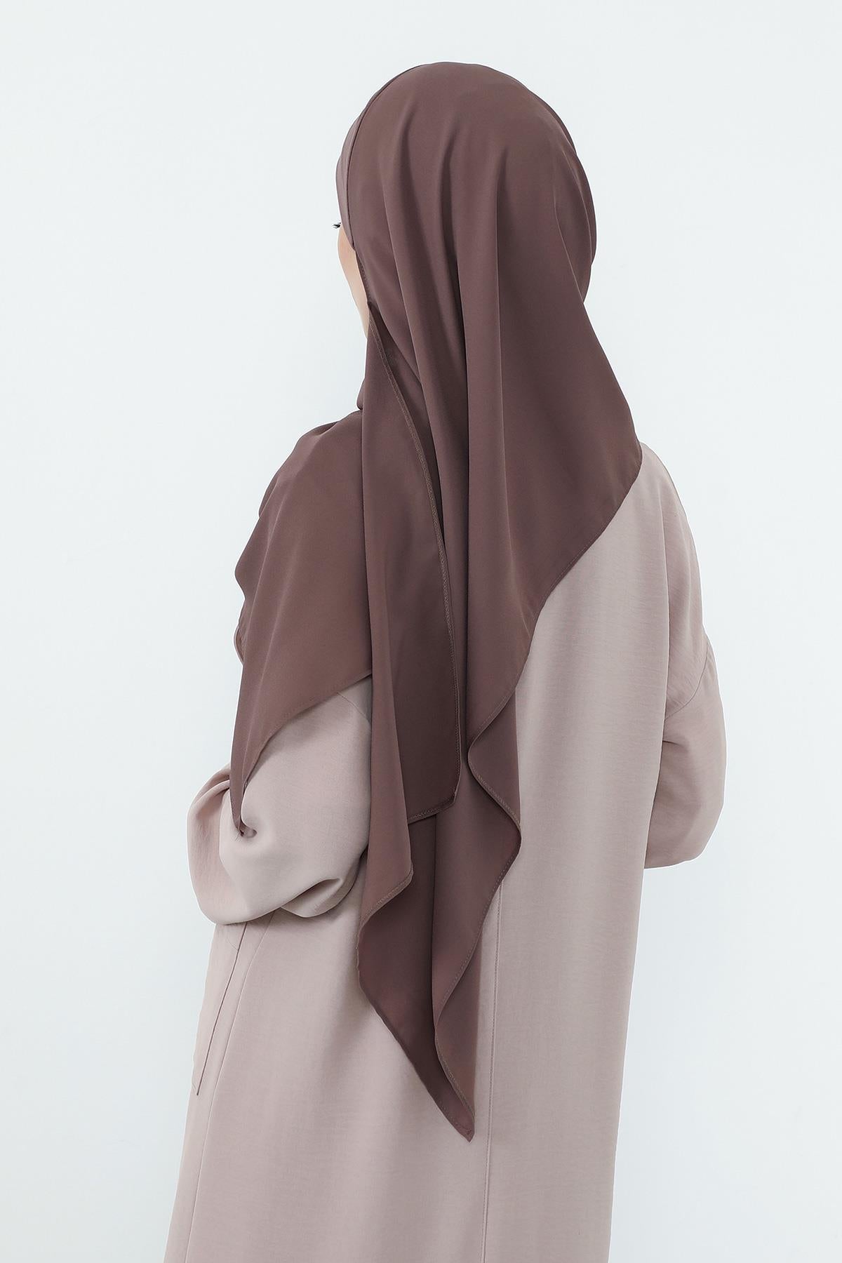 Boyun Kapatan Penye İç Boneli Krep Şal,PS-55