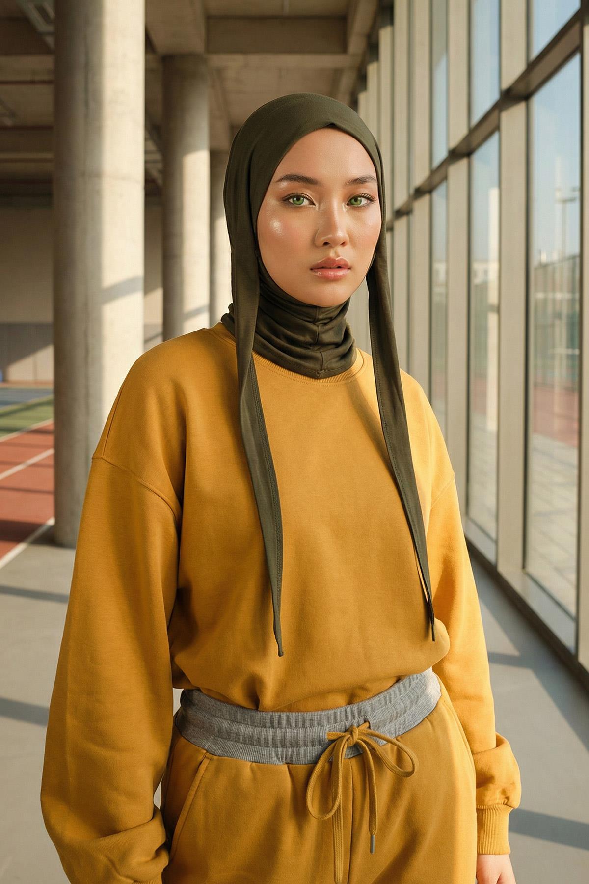 Boyun Kapatıcı Özellikli ve Kulaklık Girişli Penye Bone,B-94