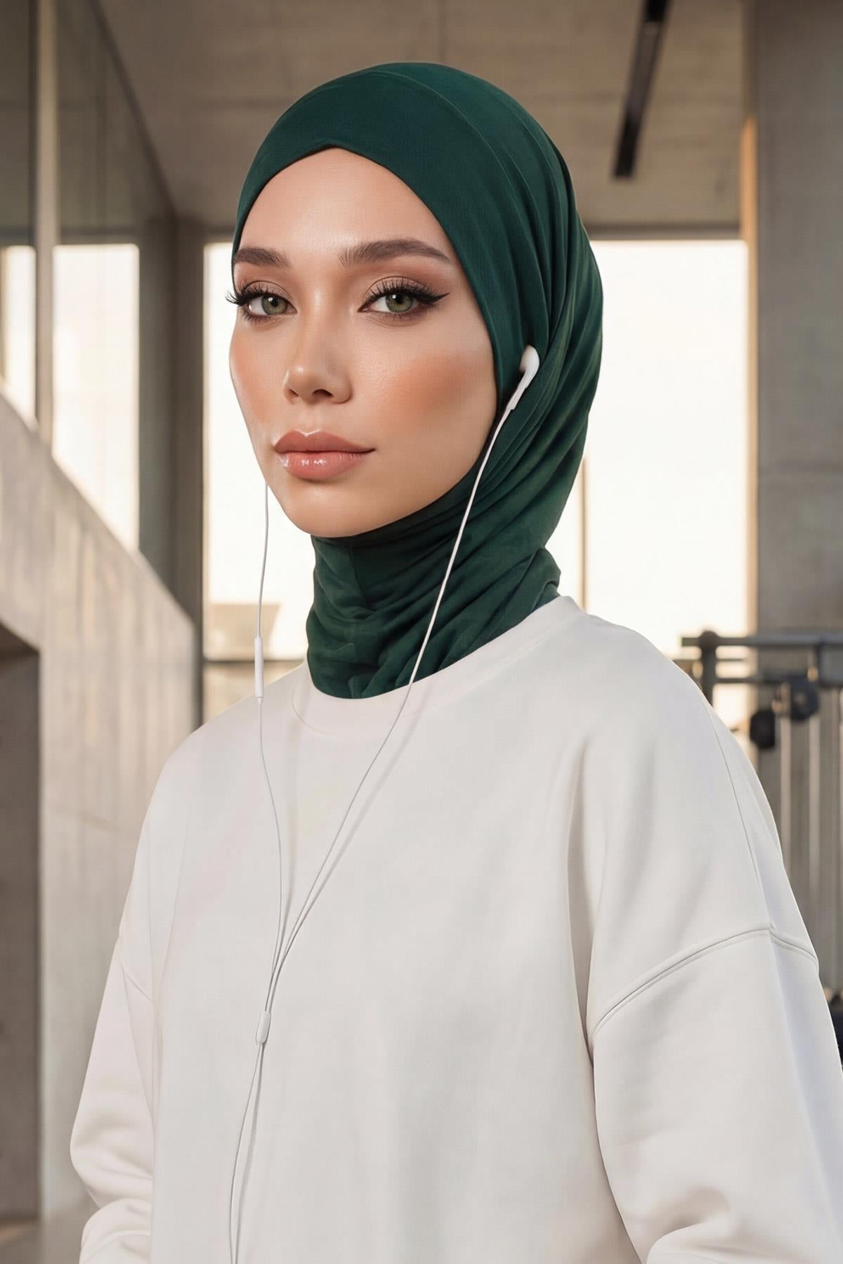 Boyun Kapatıcı Özellikli ve Kulaklık Girişli Penye Bone,B-94