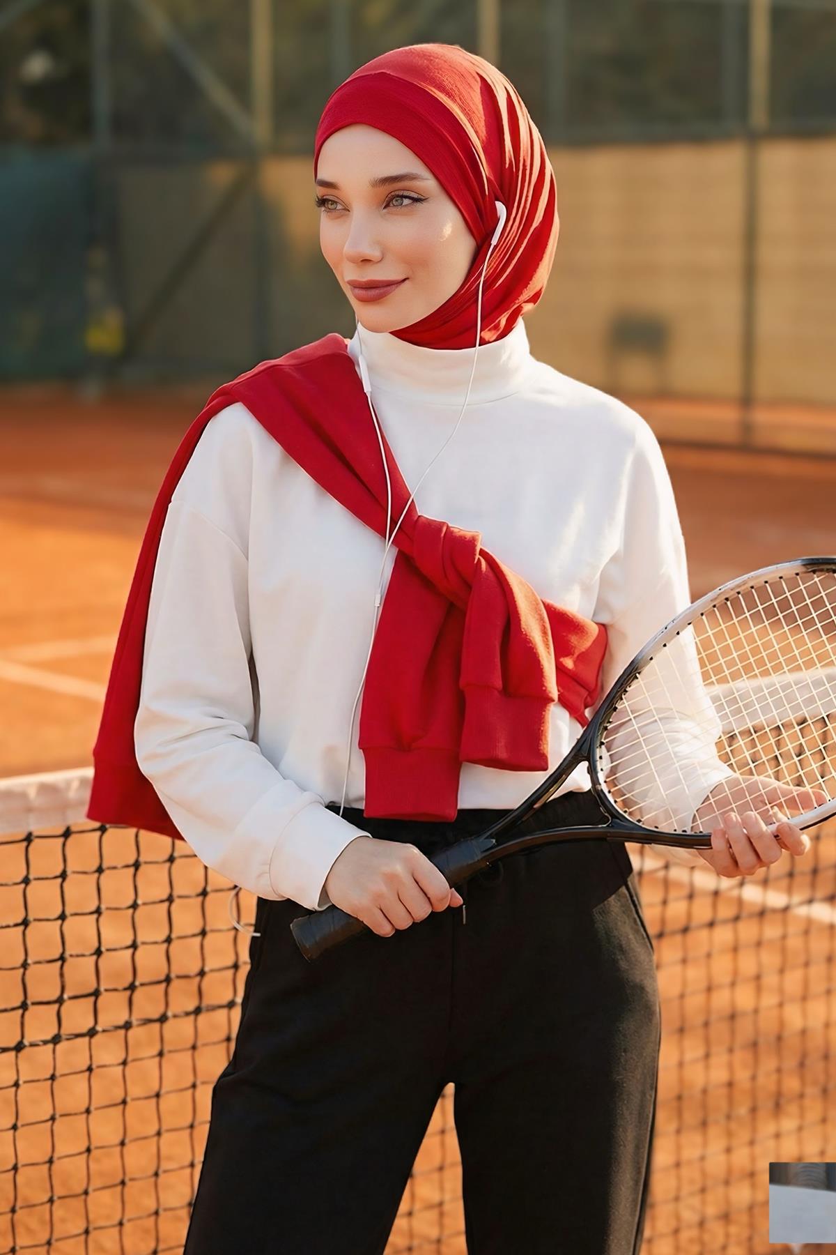 Boyun Kapatıcı Özellikli ve Kulaklık Girişli Penye Bone,B-94