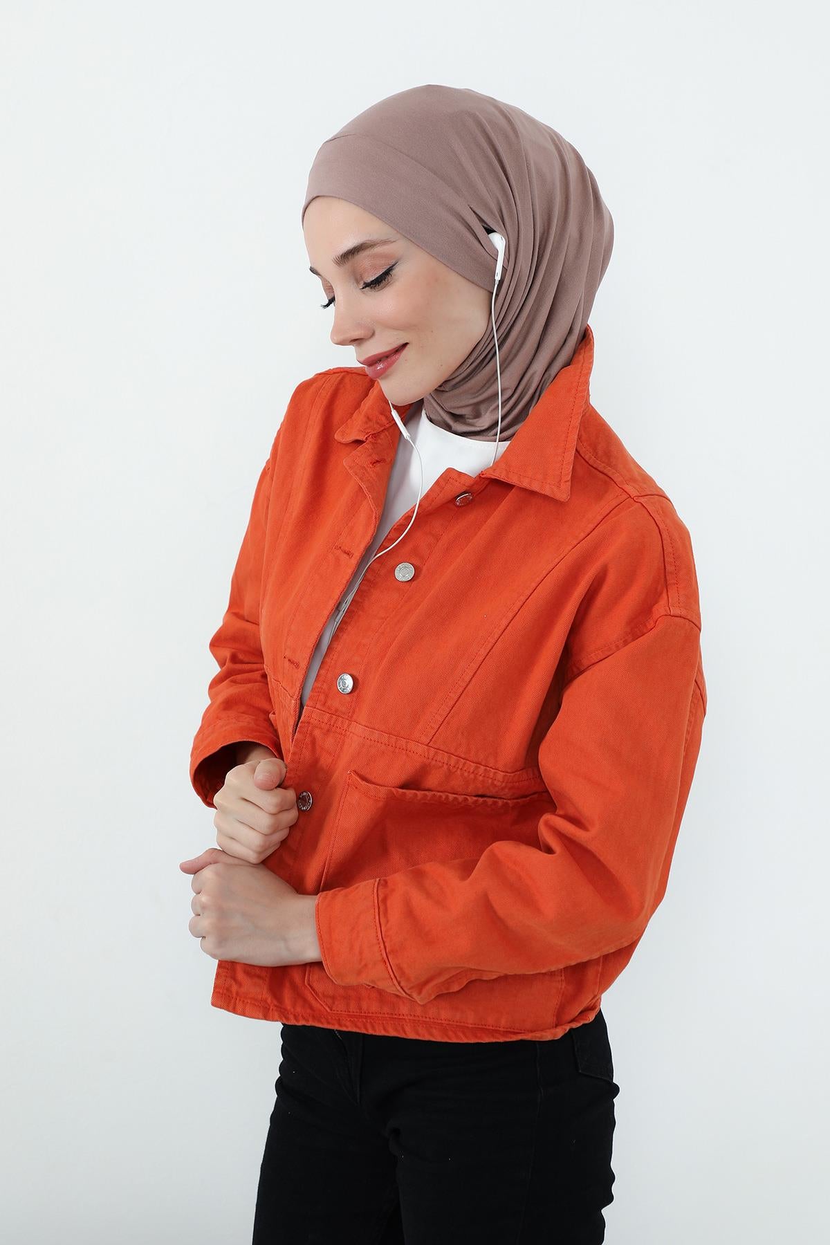 Boyun Kapatıcı Özellikli ve Kulaklık Girişli Penye Bone,B-94