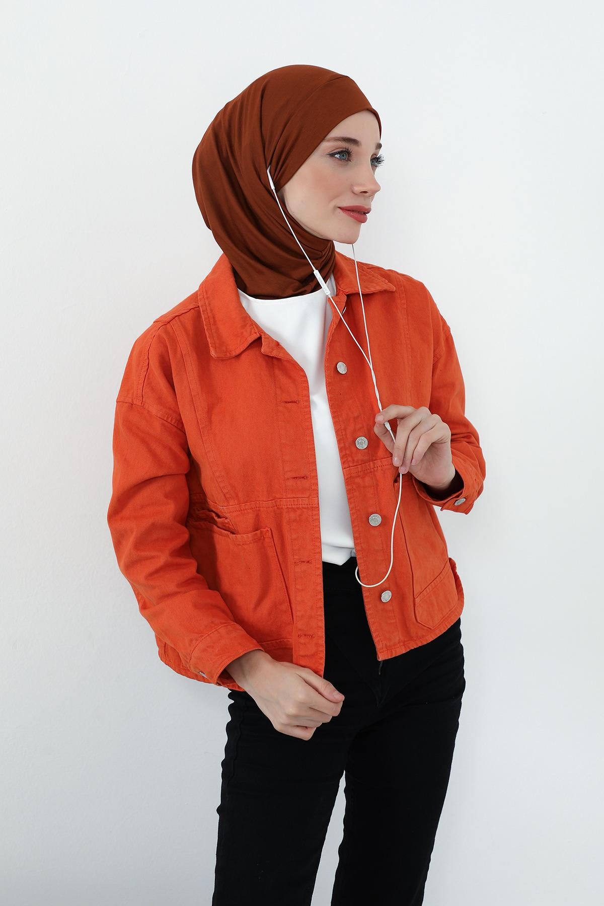 Boyun Kapatıcı Özellikli ve Kulaklık Girişli Penye Bone,B-94