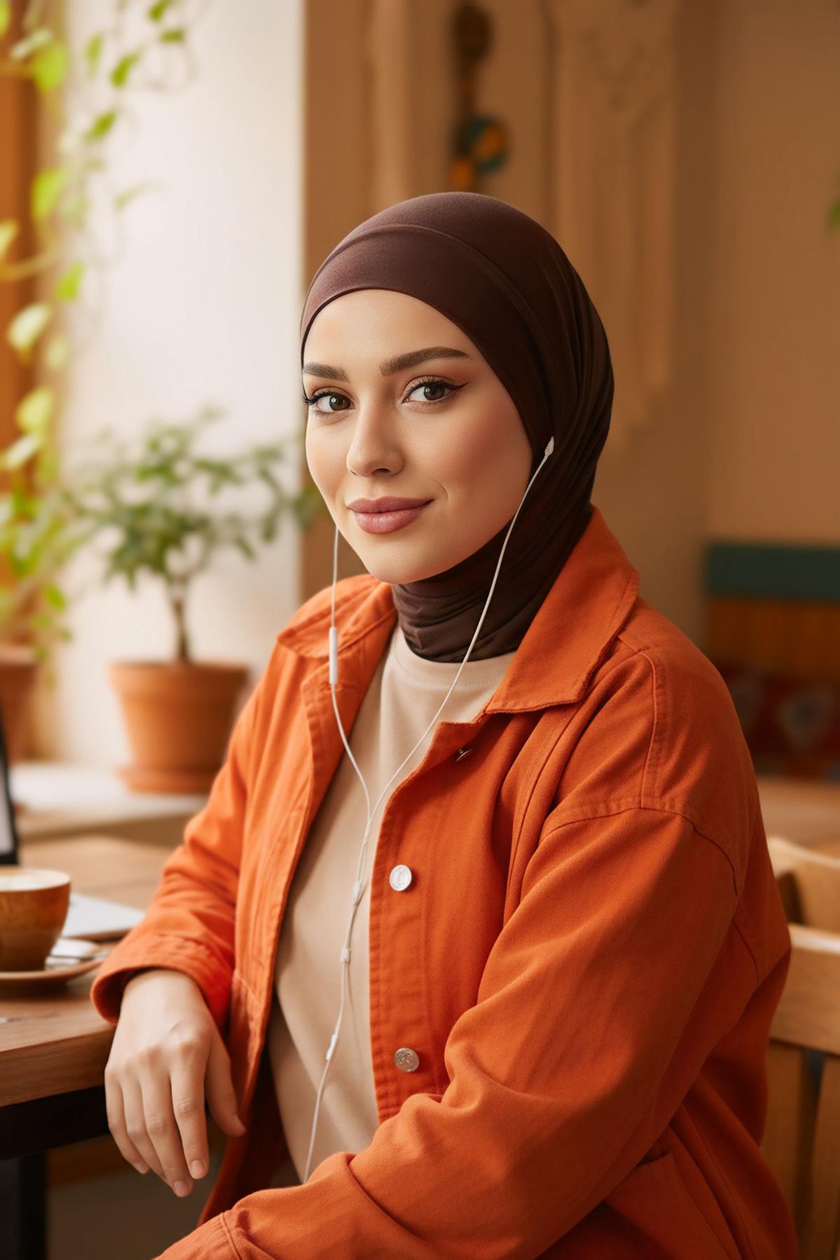 Boyun Kapatıcı Özellikli ve Kulaklık Girişli Penye Bone,B-94