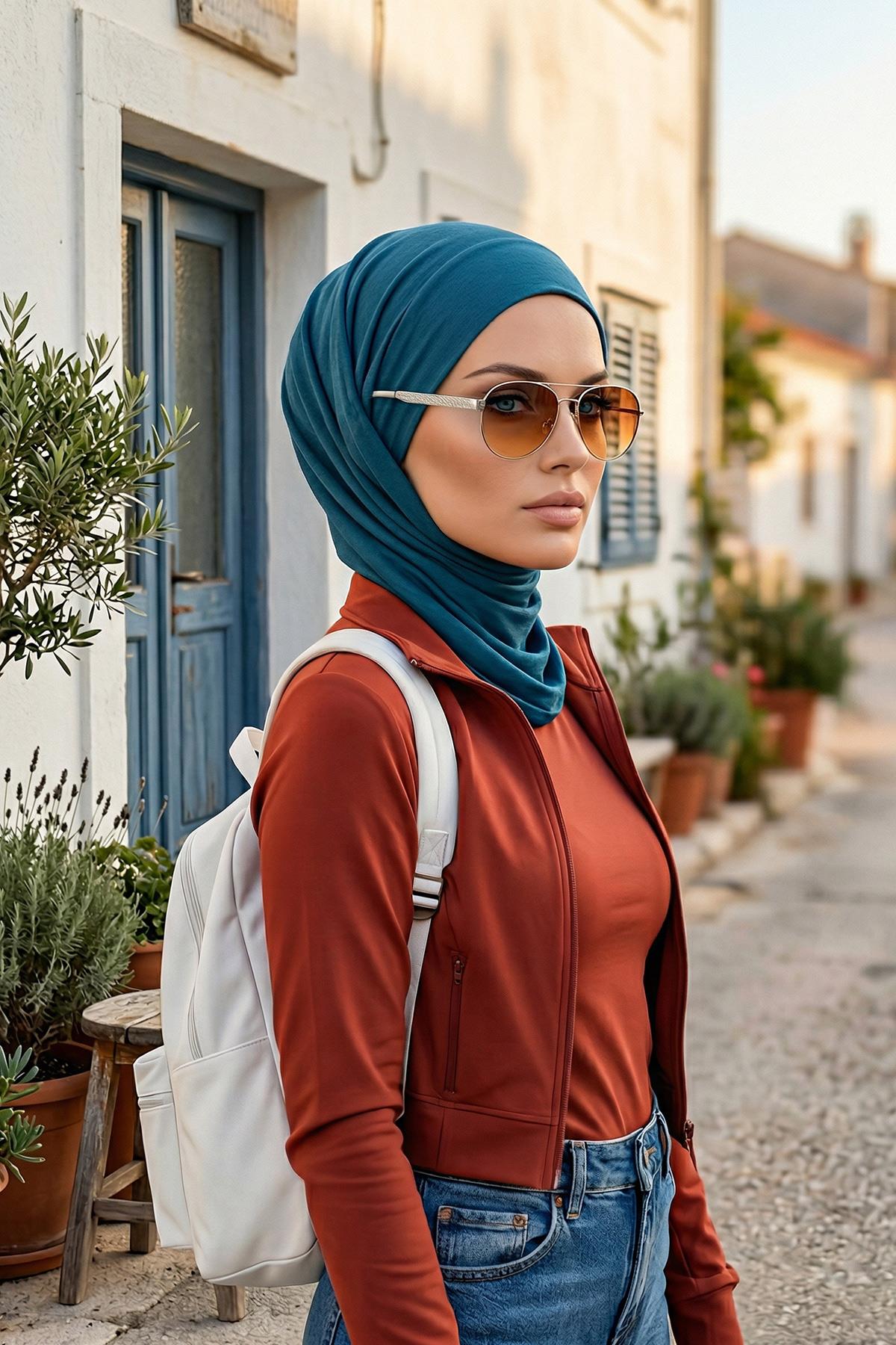 Boyun Kapatıcı Özellikli ve Kulaklık Girişli Penye Bone,B-94