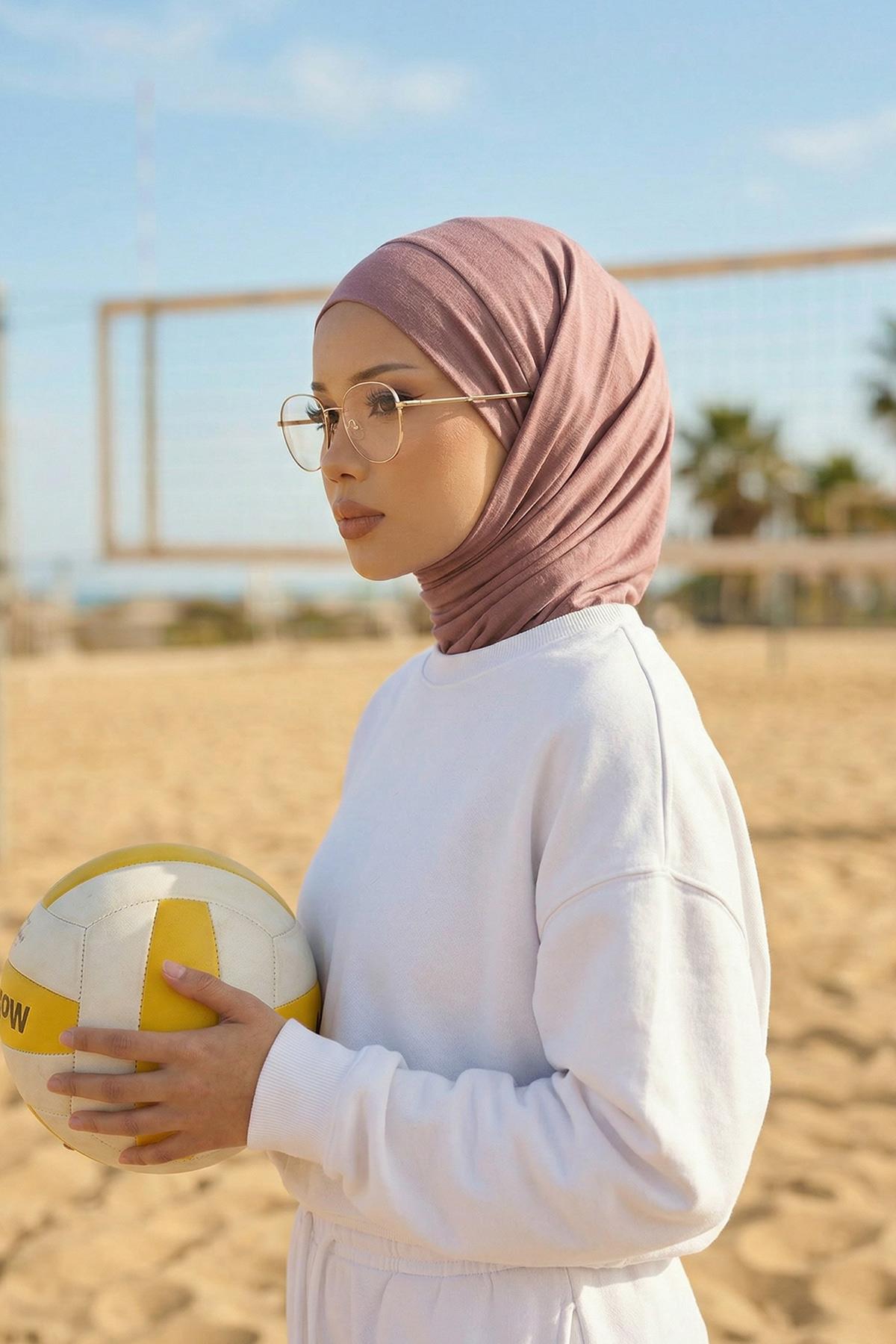 Boyun Kapatıcı Özellikli ve Kulaklık Girişli Penye Bone,B-94