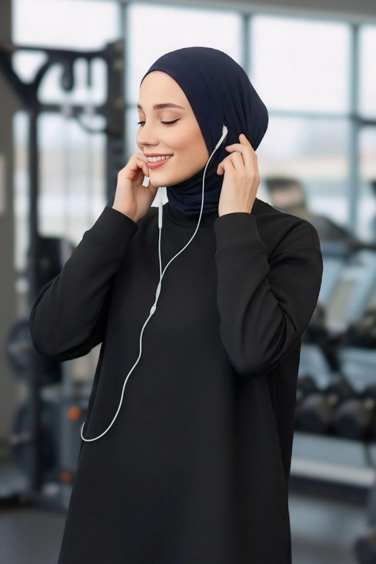 Boyun Kapatıcı Özellikli ve Kulaklık Girişli Penye Bone,B-94