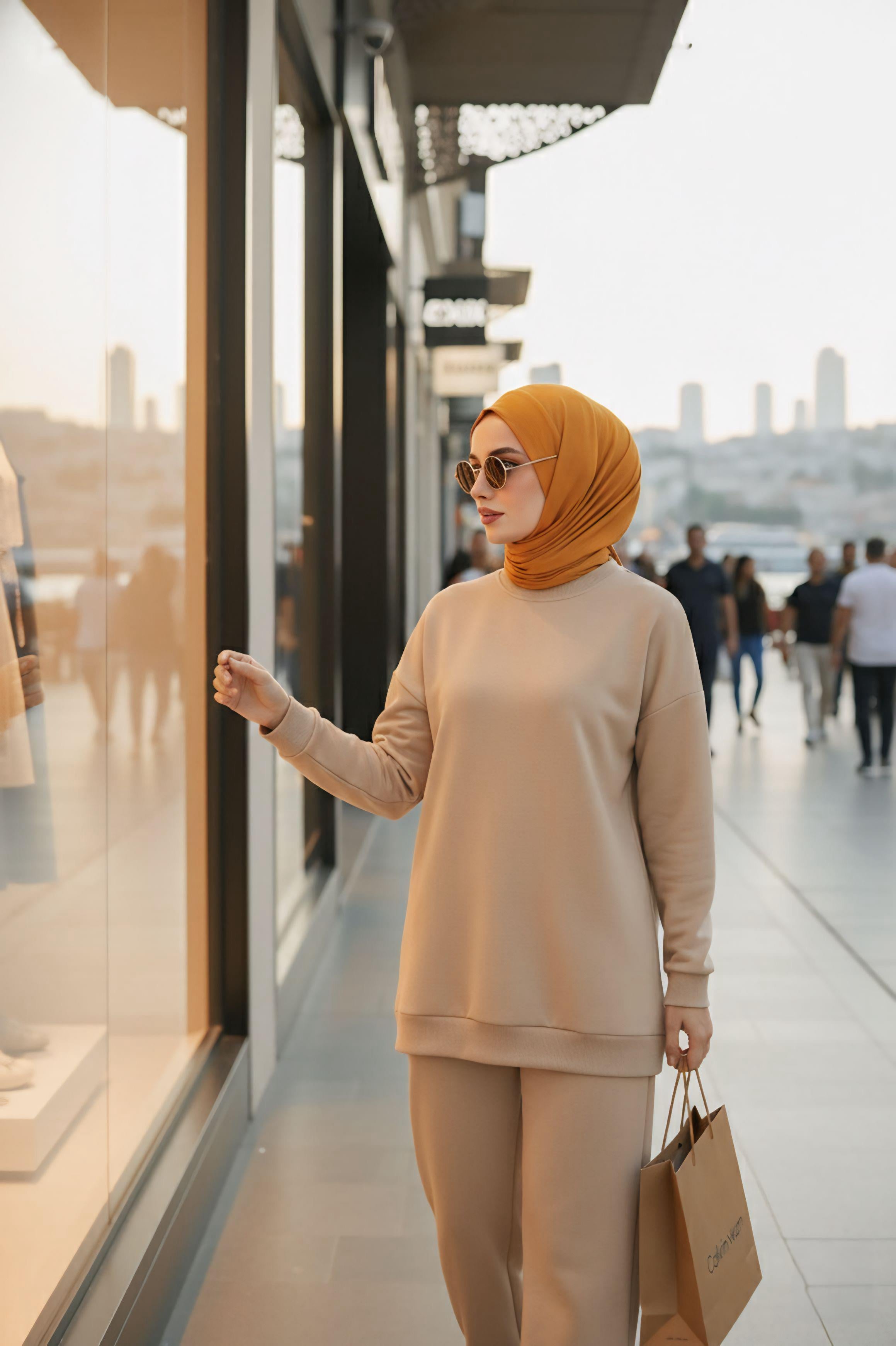 Boyun Kapatıcı Özellikli ve Kulaklık Girişli Penye Bone,B-94