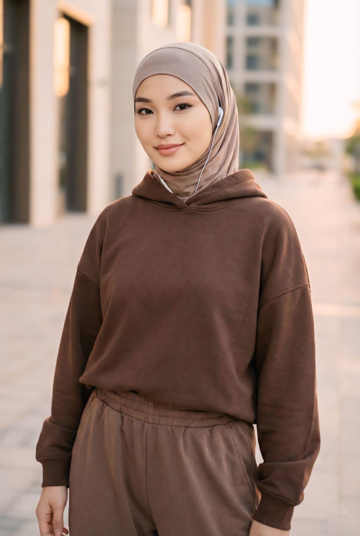 Boyun Kapatıcı Özellikli ve Kulaklık Girişli Penye Bone,B-94