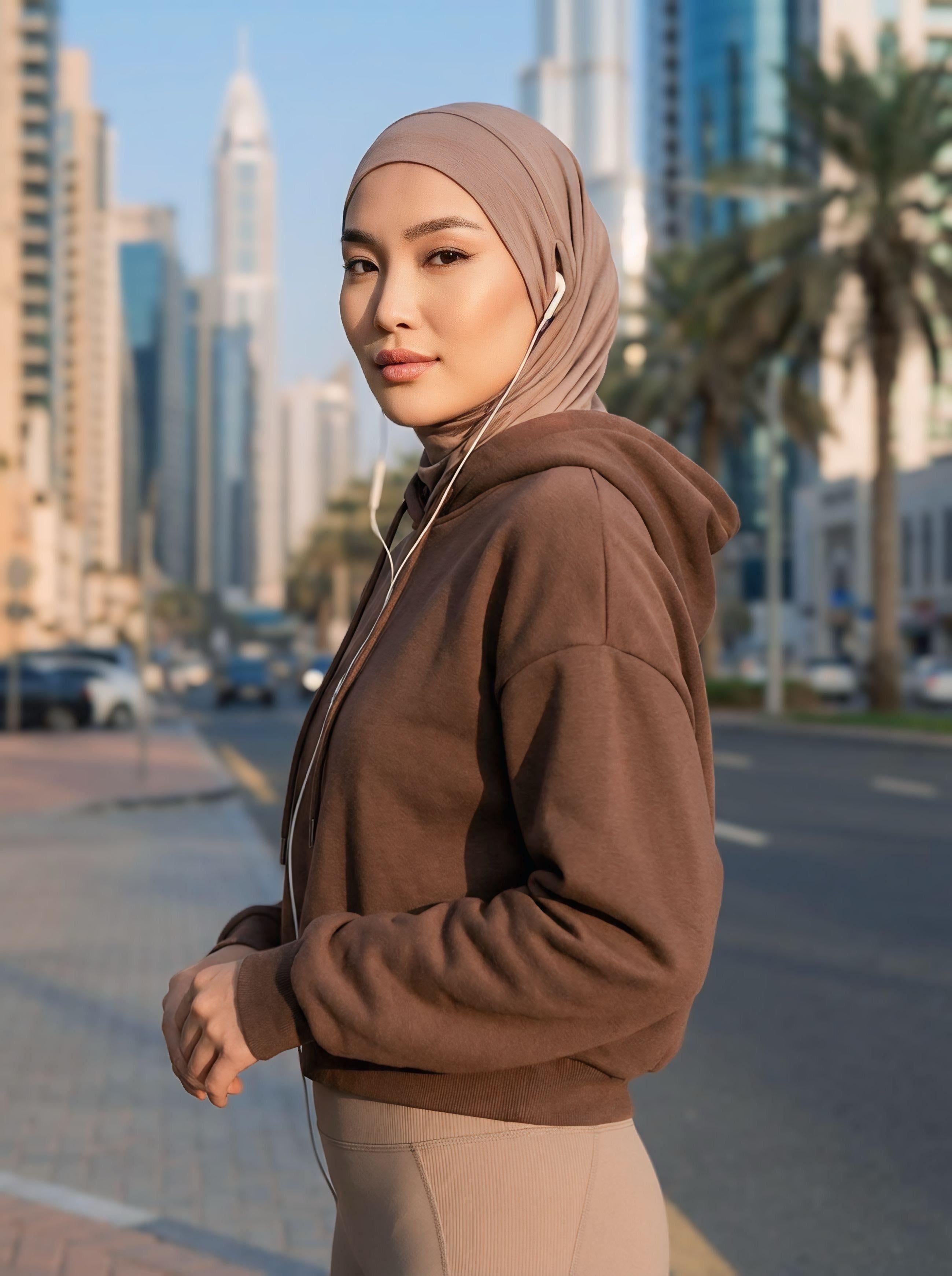 Boyun Kapatıcı Özellikli ve Kulaklık Girişli Penye Bone,B-94