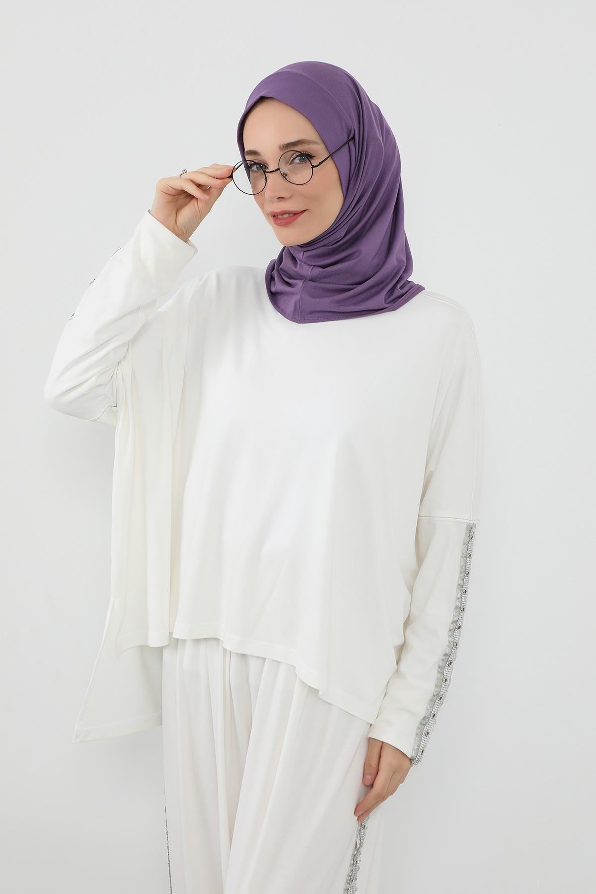 Boyun Kapatıcı Özellikli ve Kulaklık Girişli Penye Bone,B-94