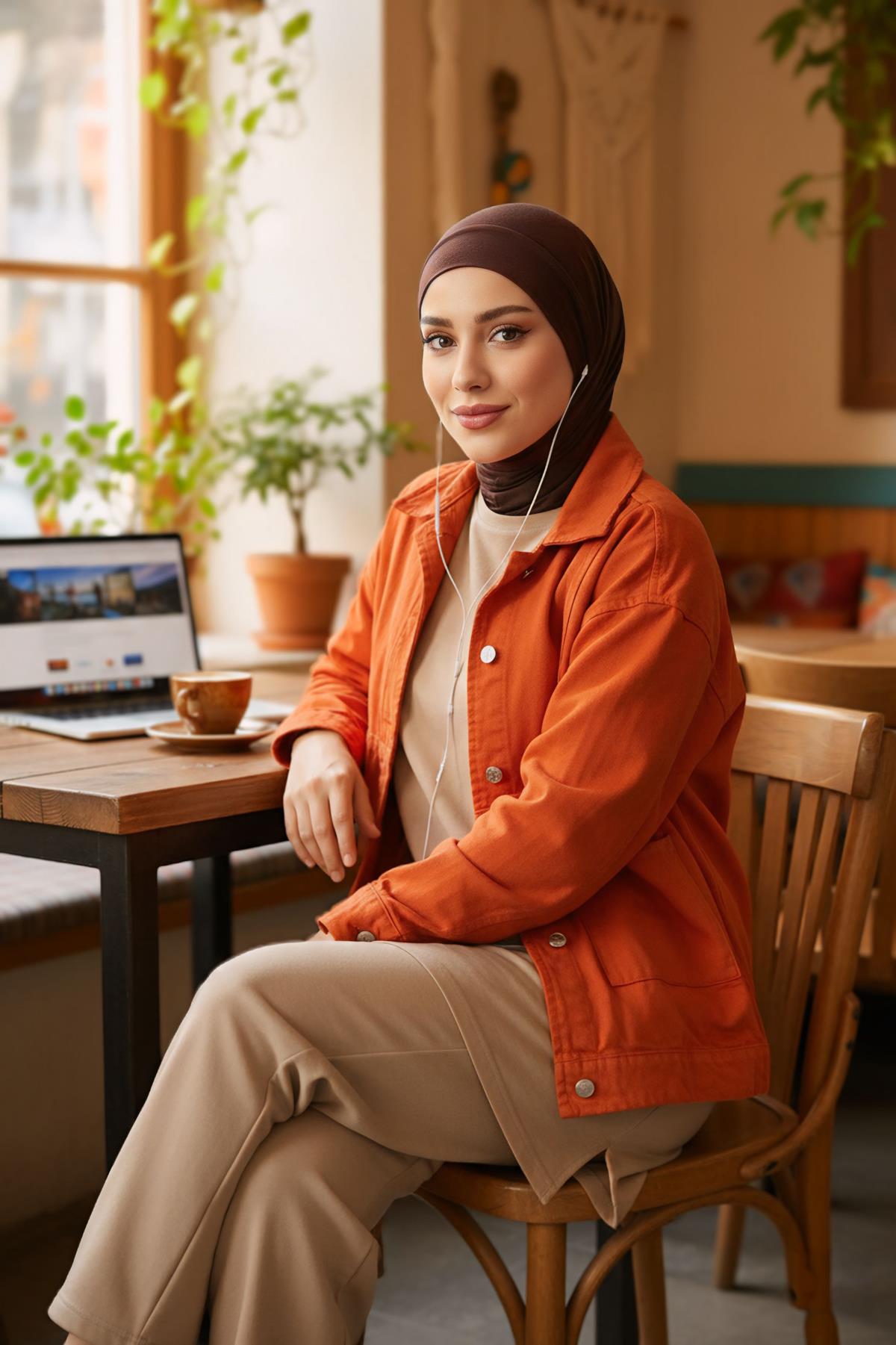 Boyun Kapatıcı Özellikli ve Kulaklık Girişli Penye Bone,B-94