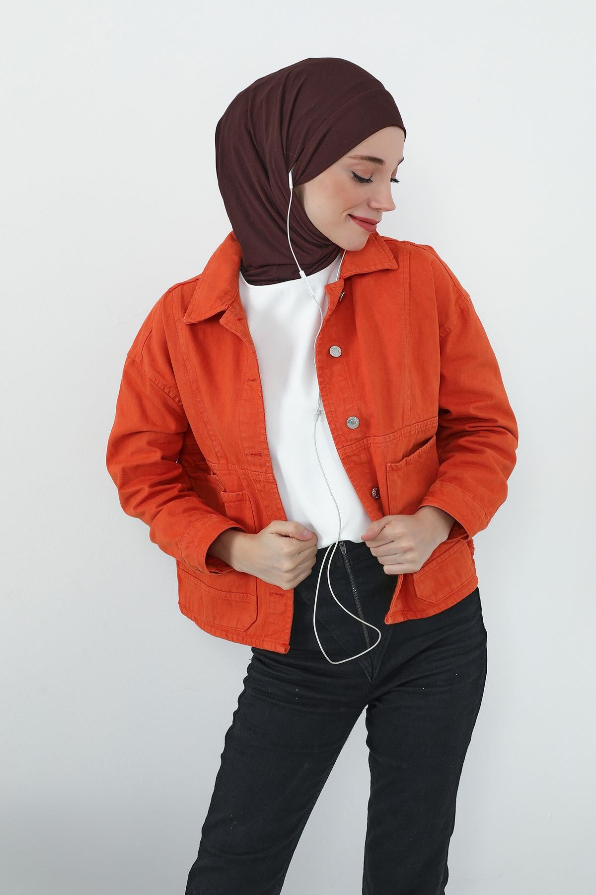 Boyun Kapatıcı Özellikli ve Kulaklık Girişli Penye Bone,B-94