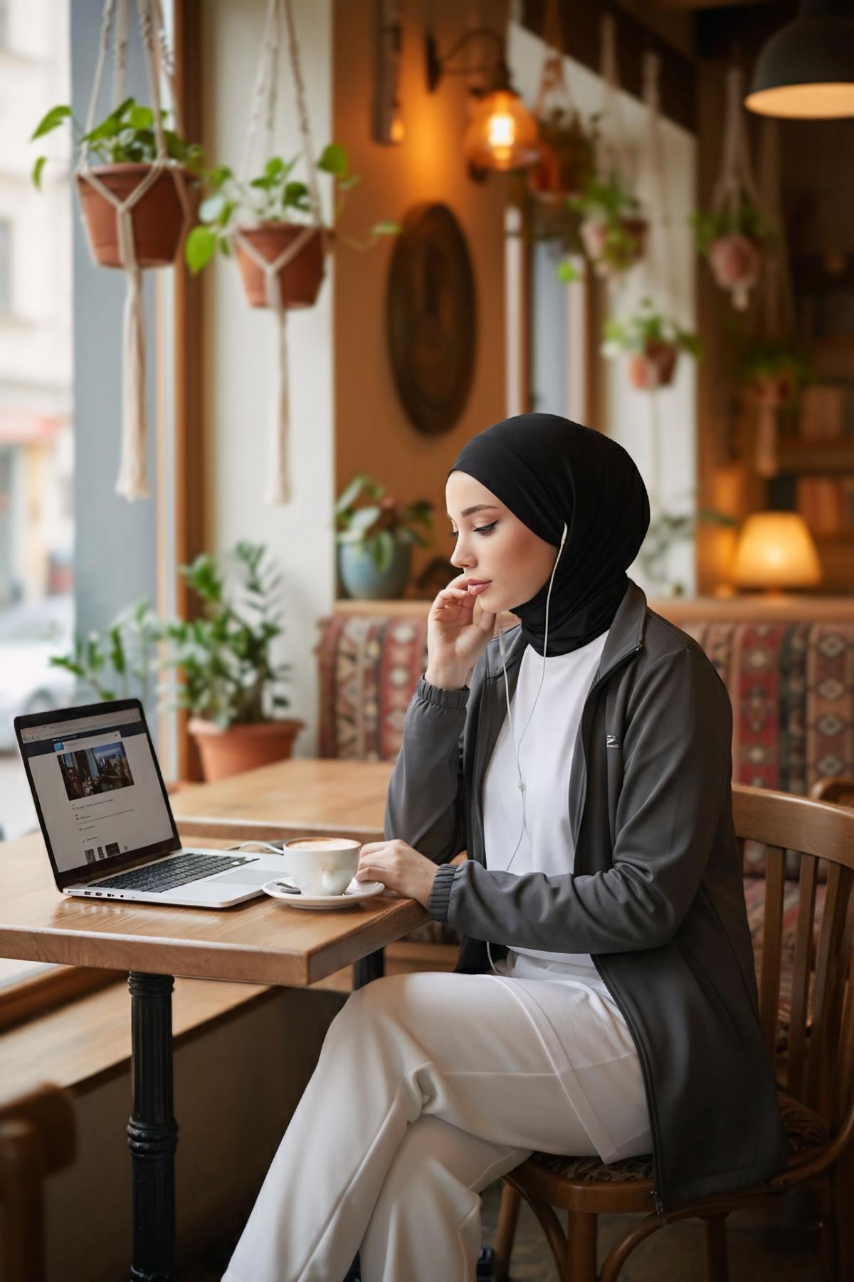 Boyun Kapatıcı Özellikli ve Kulaklık Girişli Penye Bone,B-94