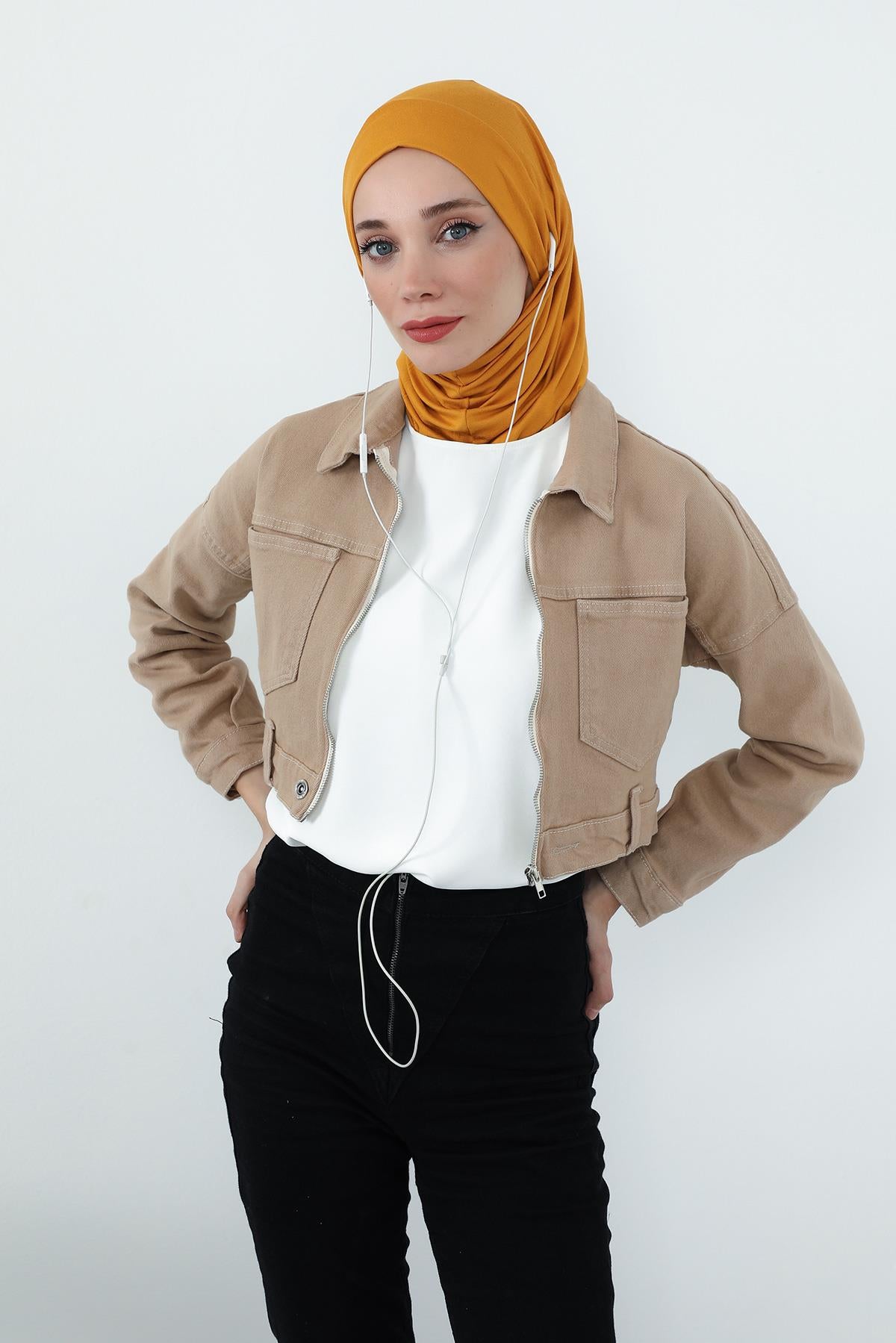 Boyun Kapatıcı Özellikli ve Kulaklık Girişli Penye Bone,BE-TG-B-94
