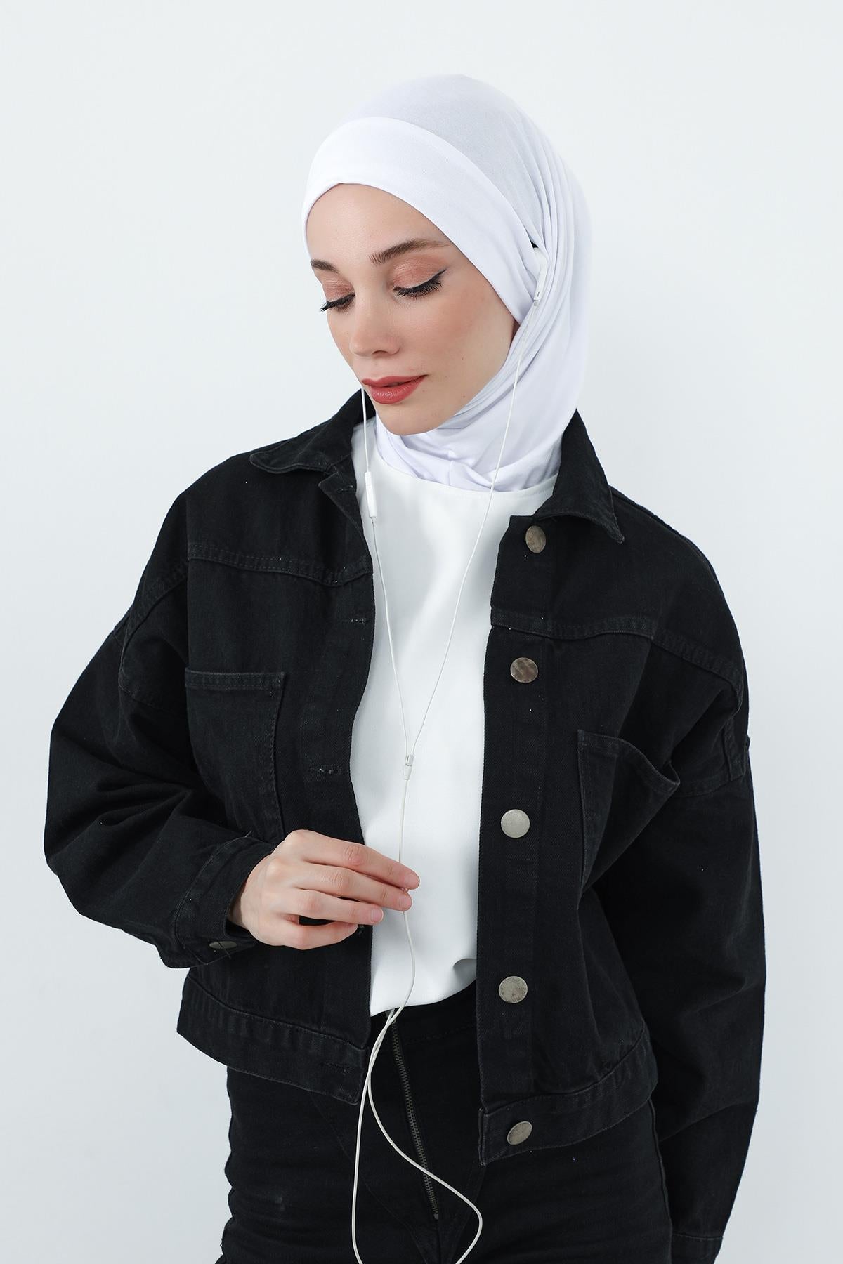 Boyun Kapatıcı Özellikli ve Kulaklık Girişli Penye Bone,BE-TG-B-94