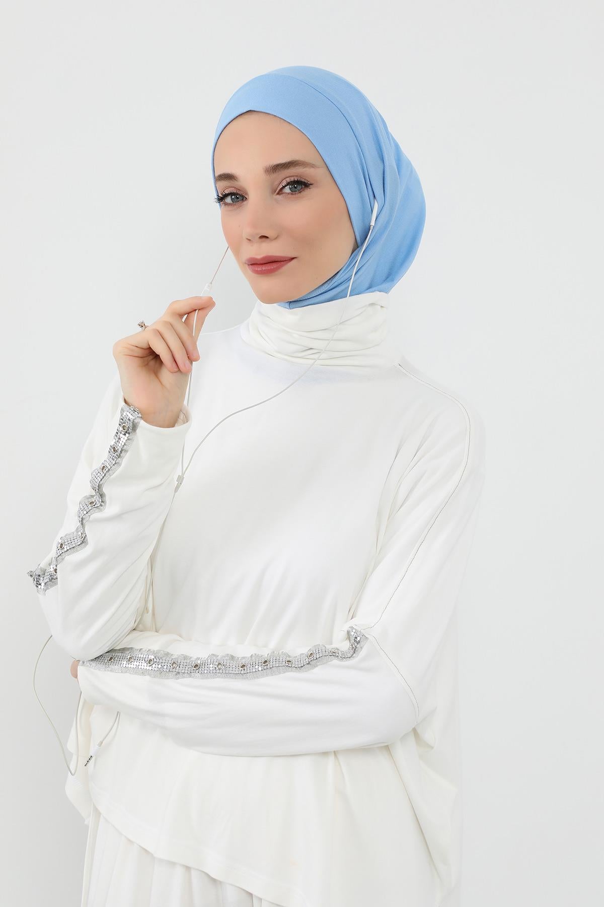 Boyun Kapatıcı Özellikli ve Kulaklık Girişli Penye Bone,BE-TG-B-94