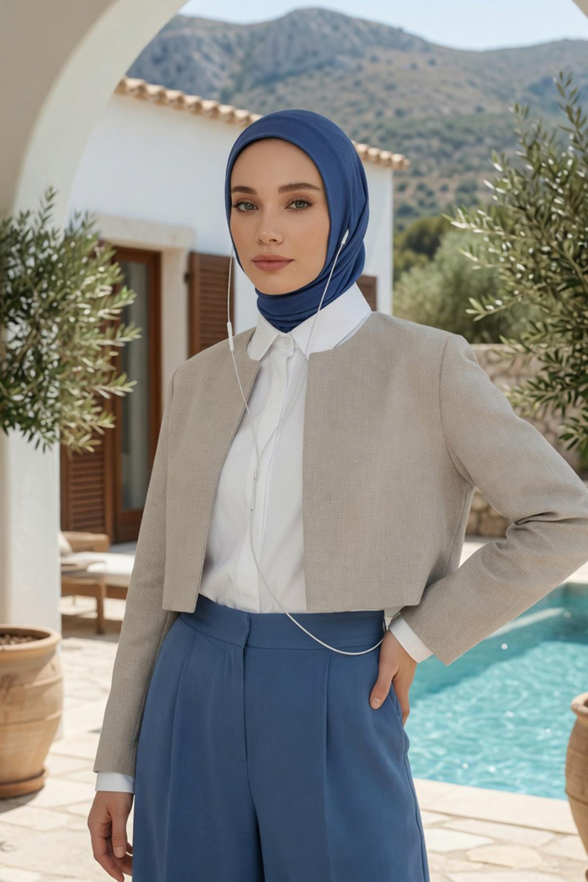 Boyun Kapatıcı Özellikli ve Kulaklık Girişli Penye Bone,BE-TG-B-94