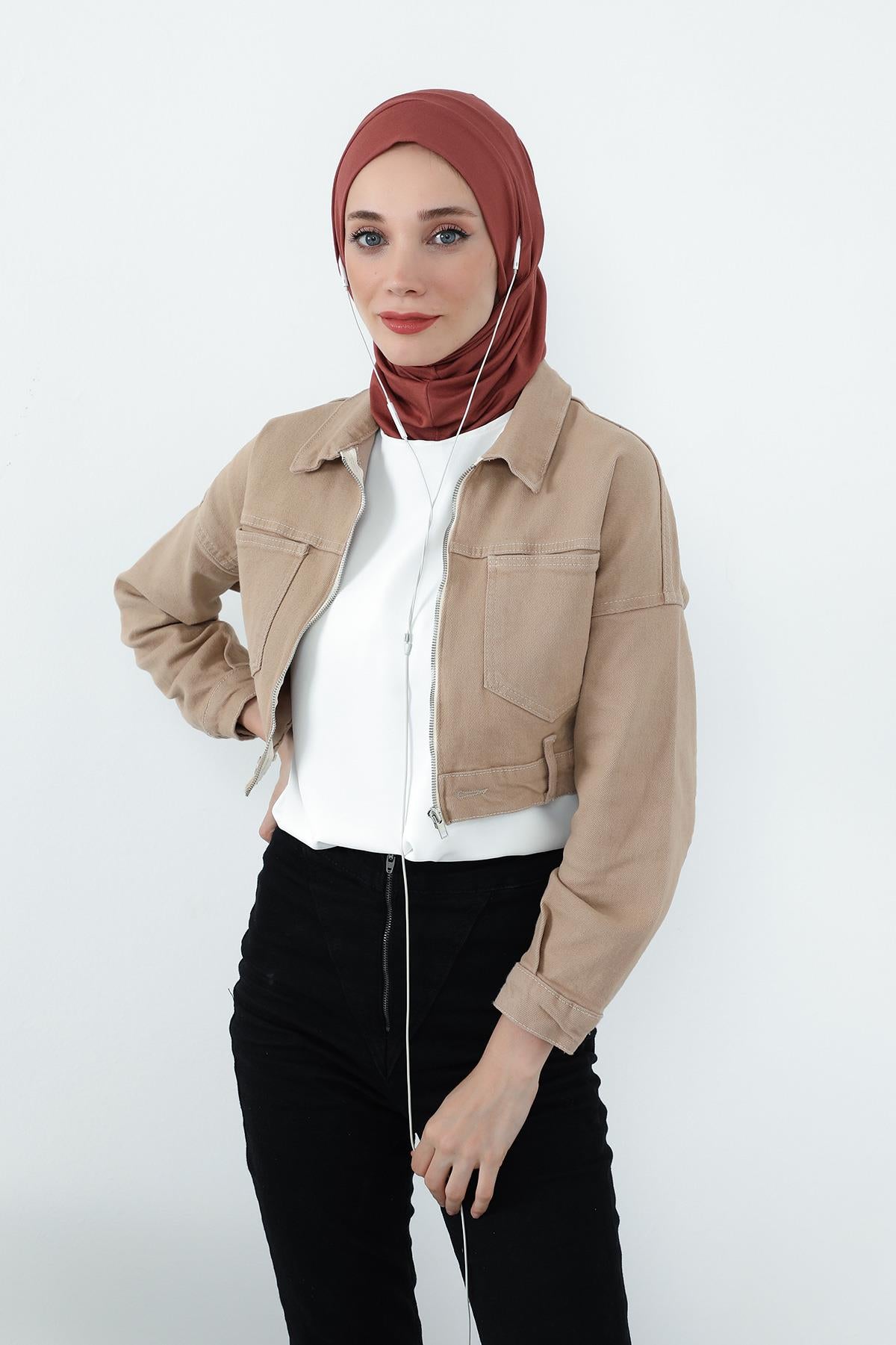 Boyun Kapatıcı Özellikli ve Kulaklık Girişli Penye Bone,BE-TG-B-94
