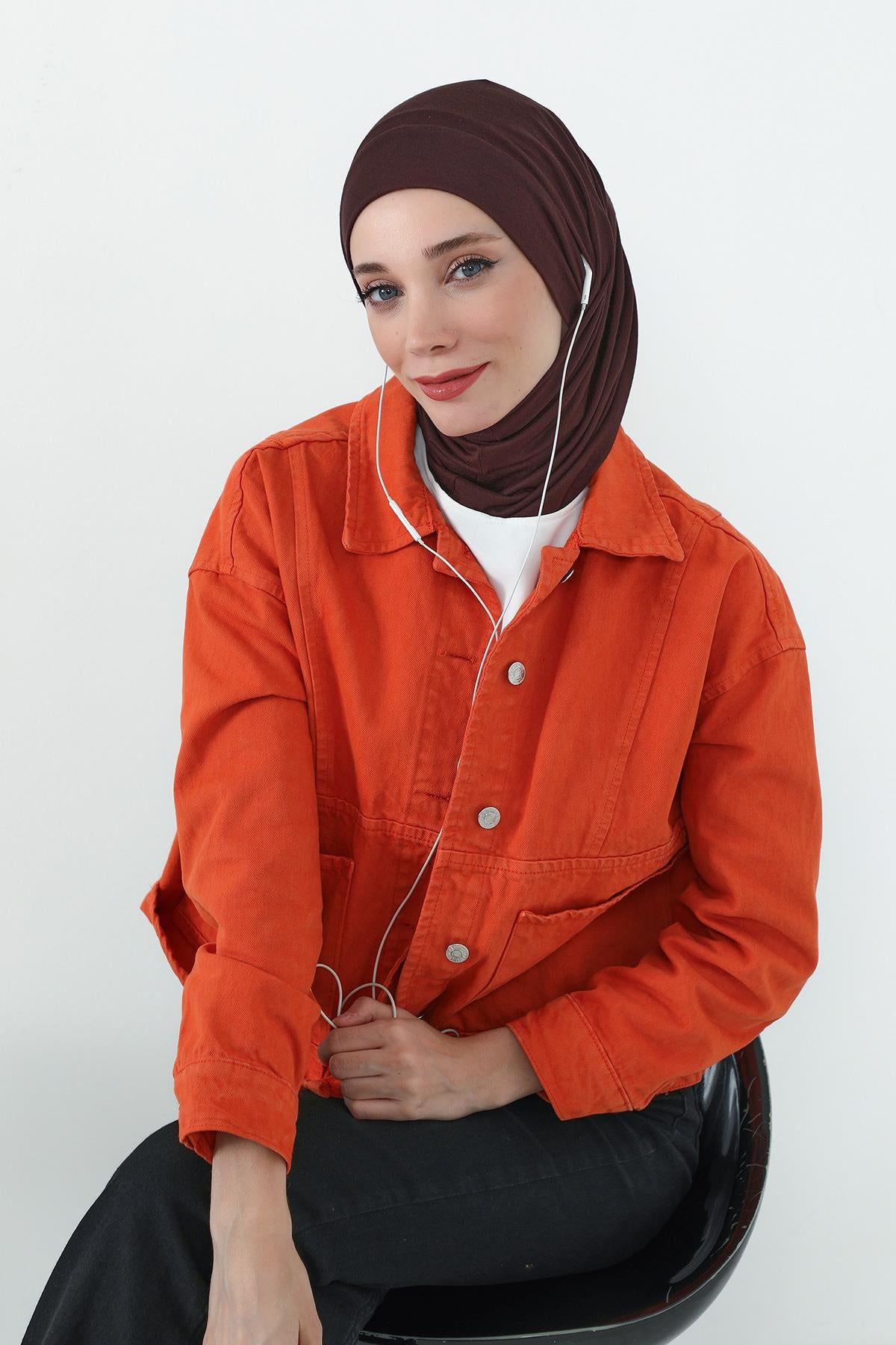 Boyun Kapatıcı Özellikli ve Kulaklık Girişli Penye Bone,BE-TG-B-94