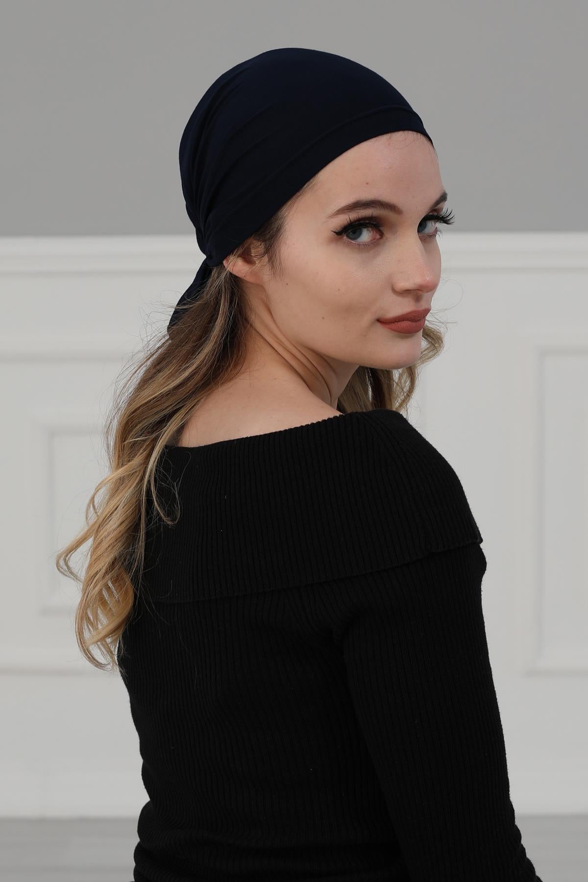 Büzgülü Penye Bandana,B-48