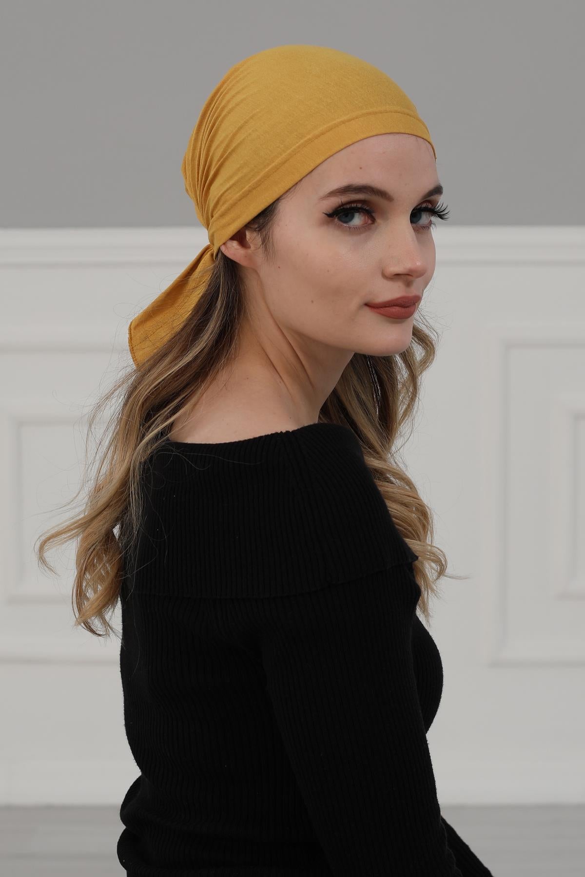 Büzgülü Penye Bandana,B-48