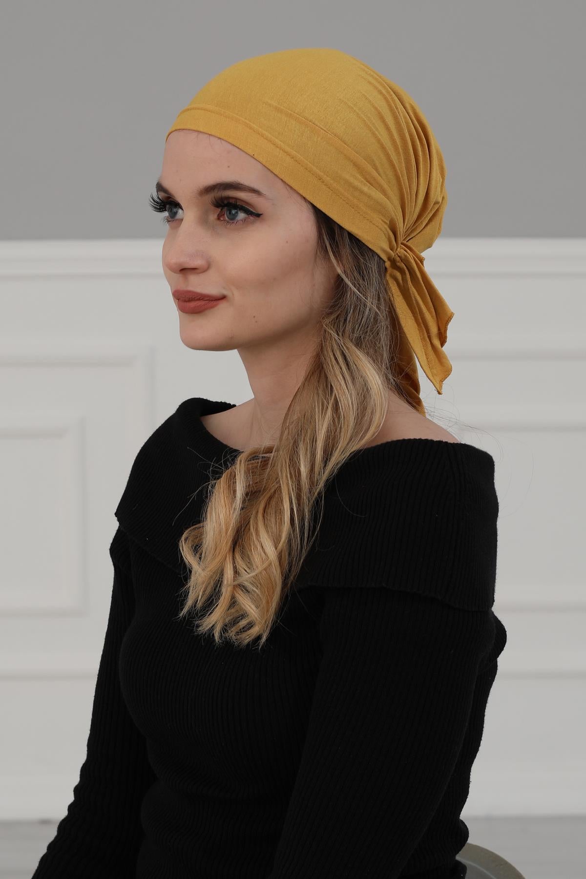 Büzgülü Penye Bandana,B-48