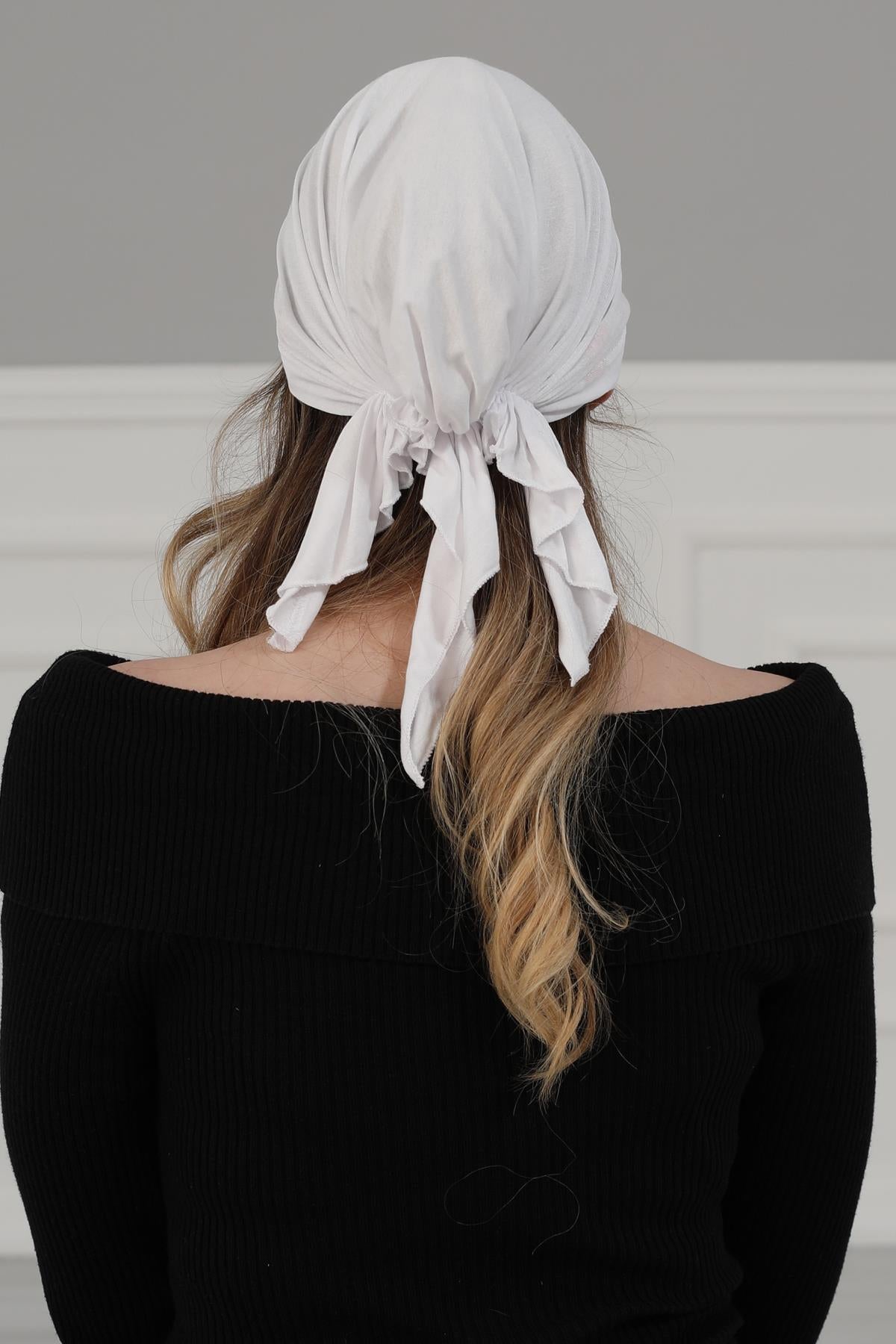 Büzgülü Penye Bandana,B-48