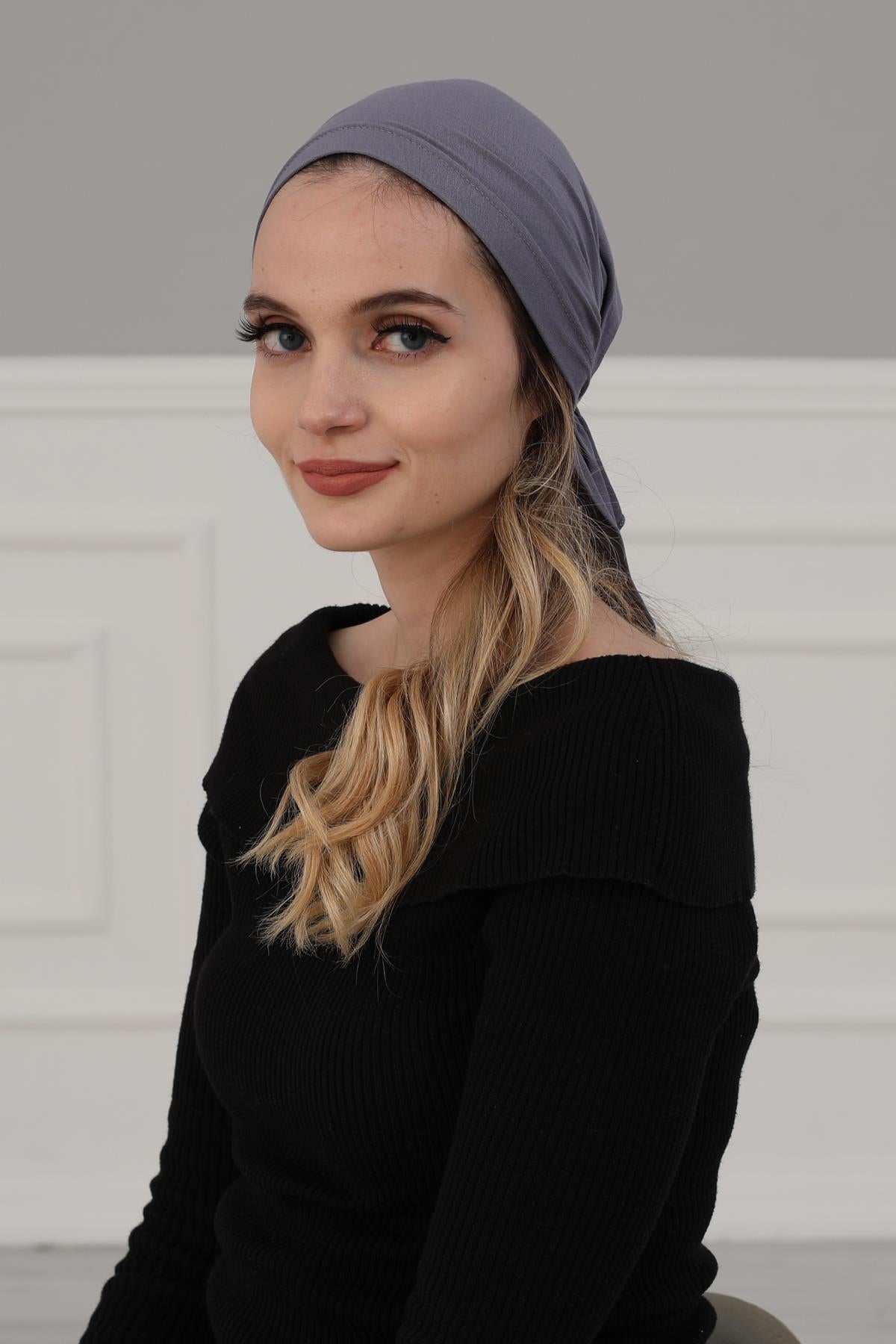 Büzgülü Penye Bandana,B-48