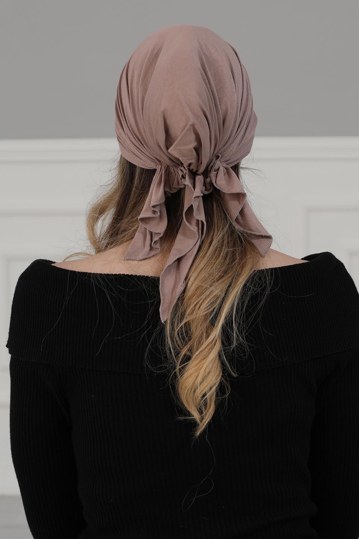 Büzgülü Penye Bandana,B-48