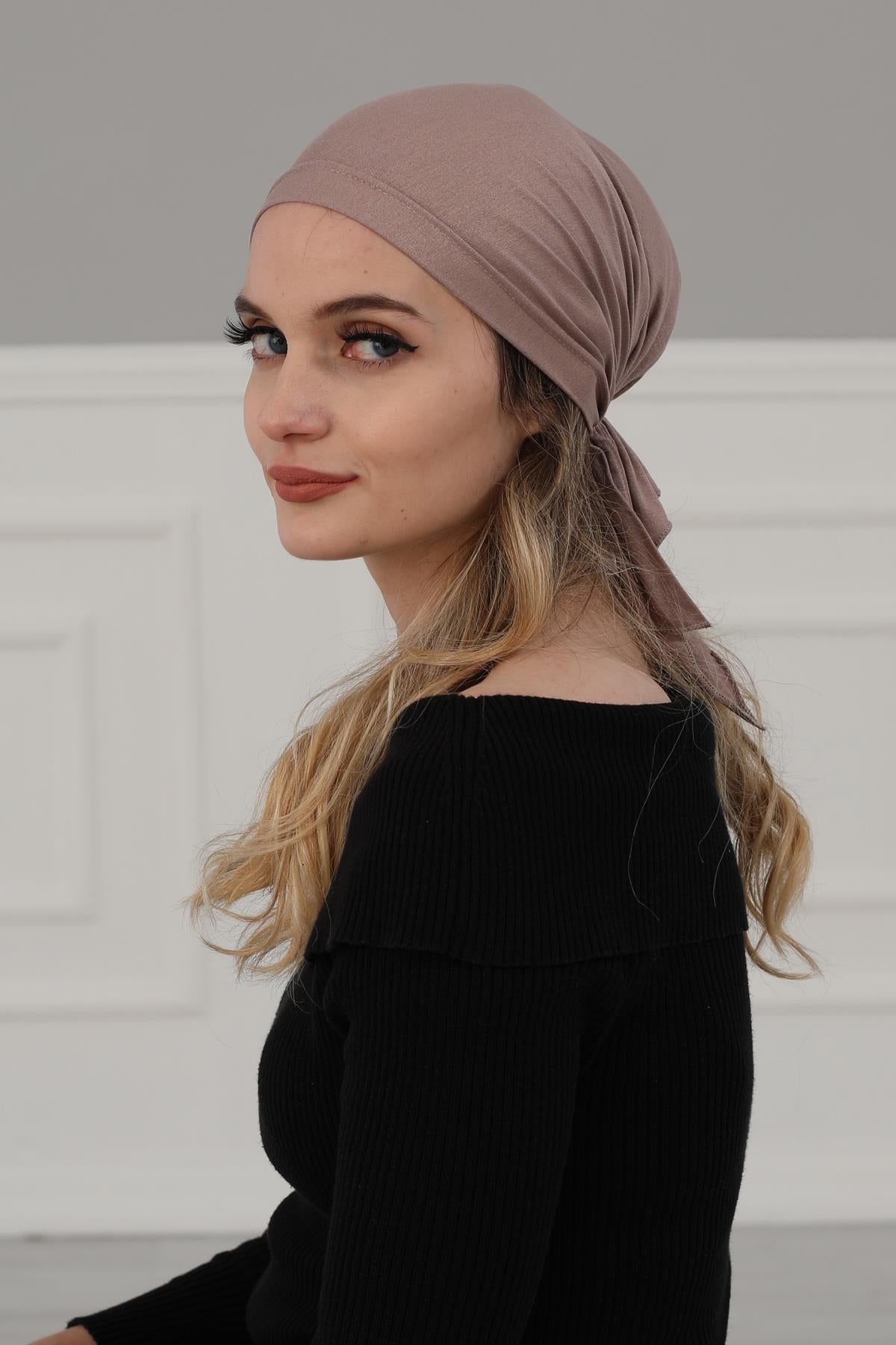 Büzgülü Penye Bandana,B-48