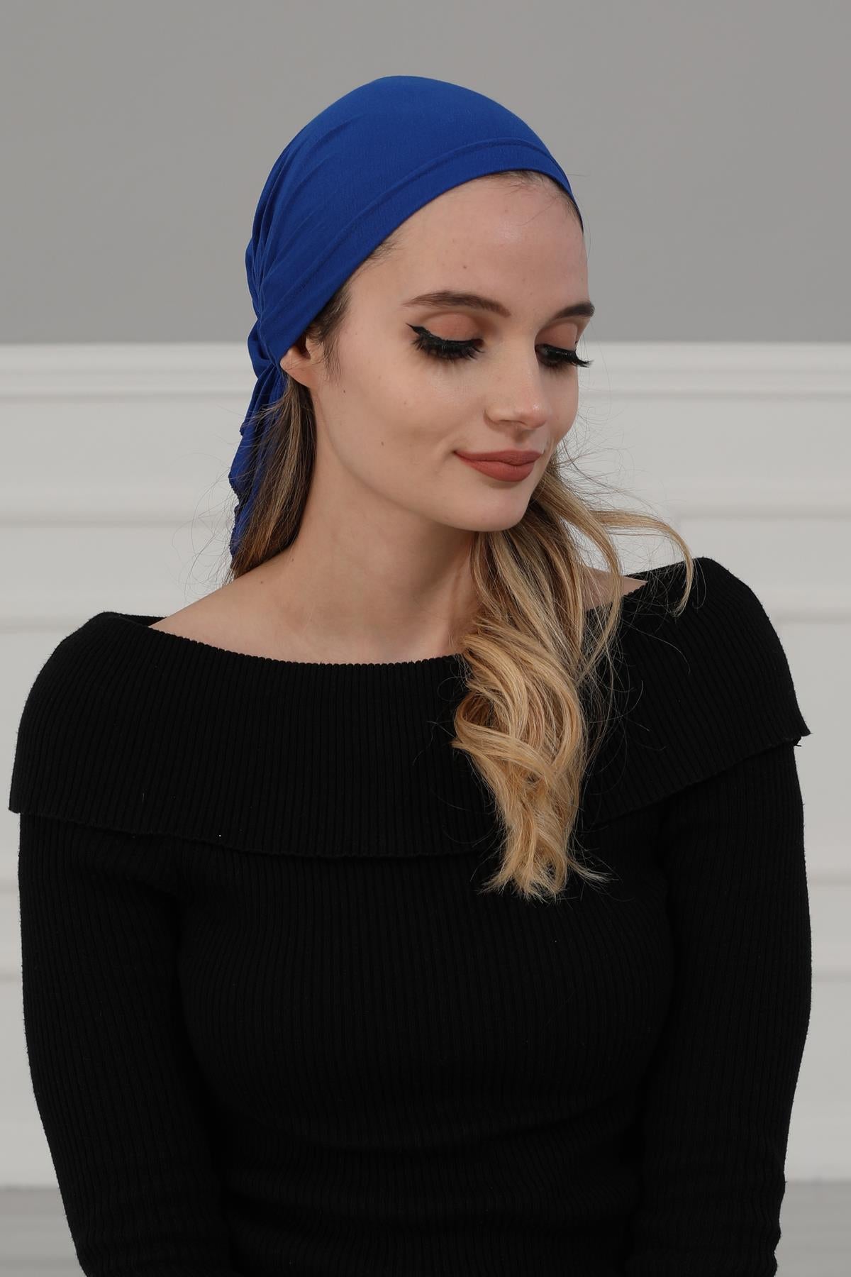 Büzgülü Penye Bandana,B-48