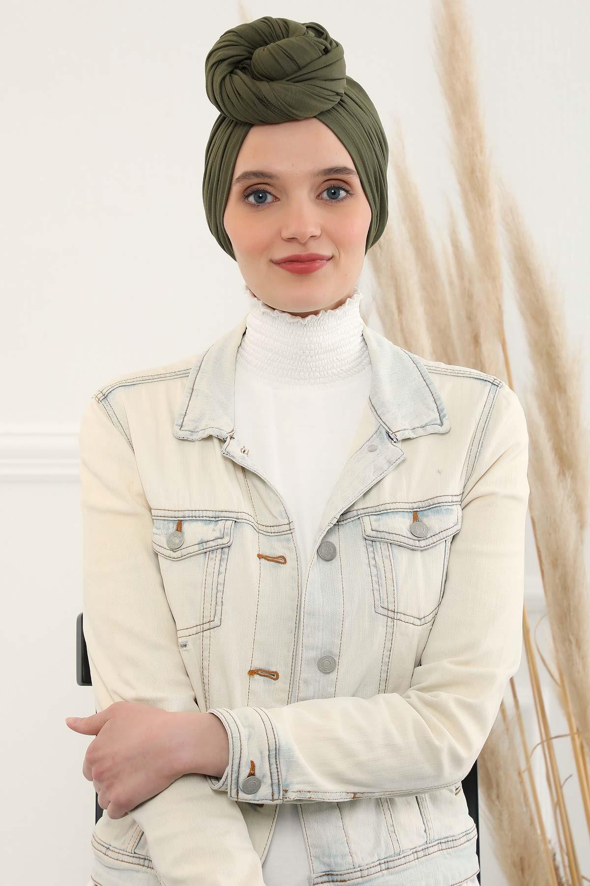 Büzgülü Penye Bone,B-1