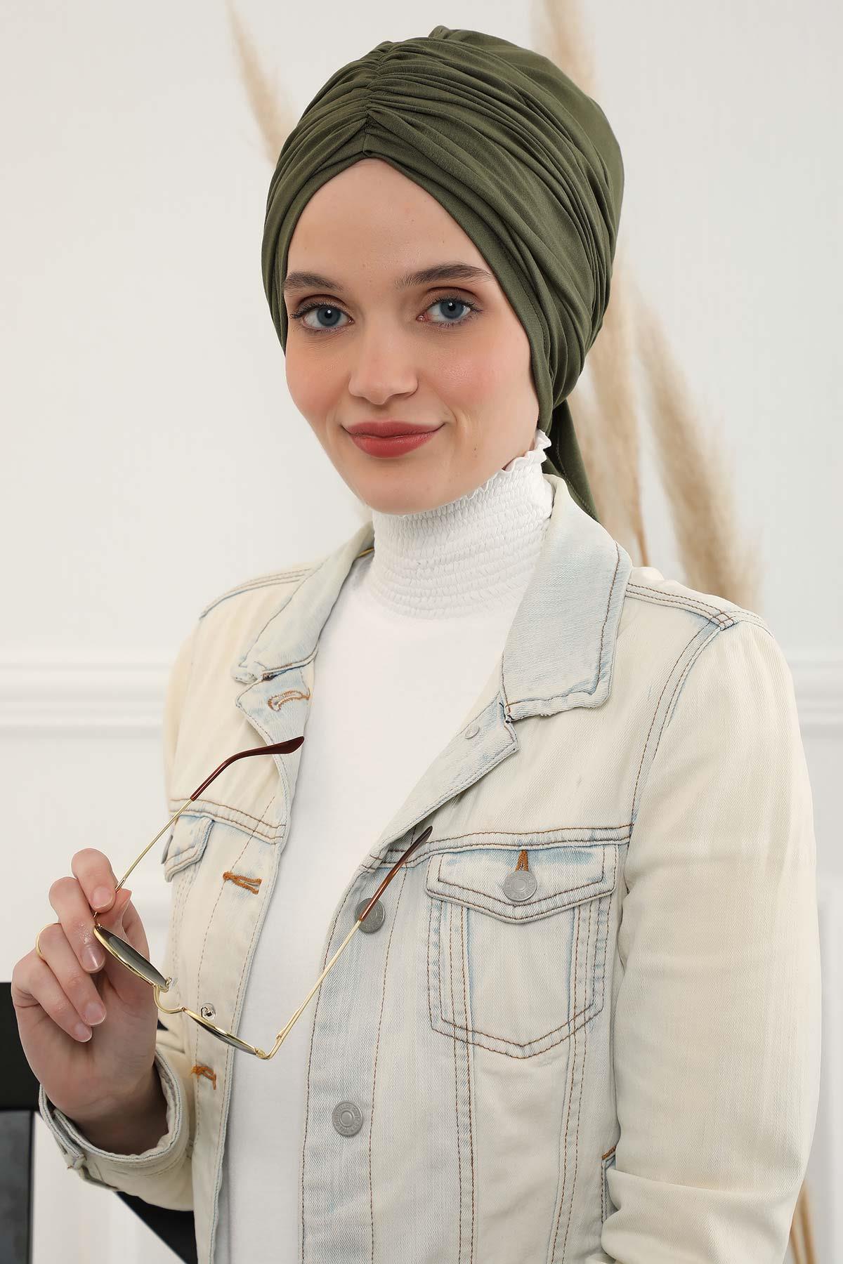 Büzgülü Penye Bone,B-1