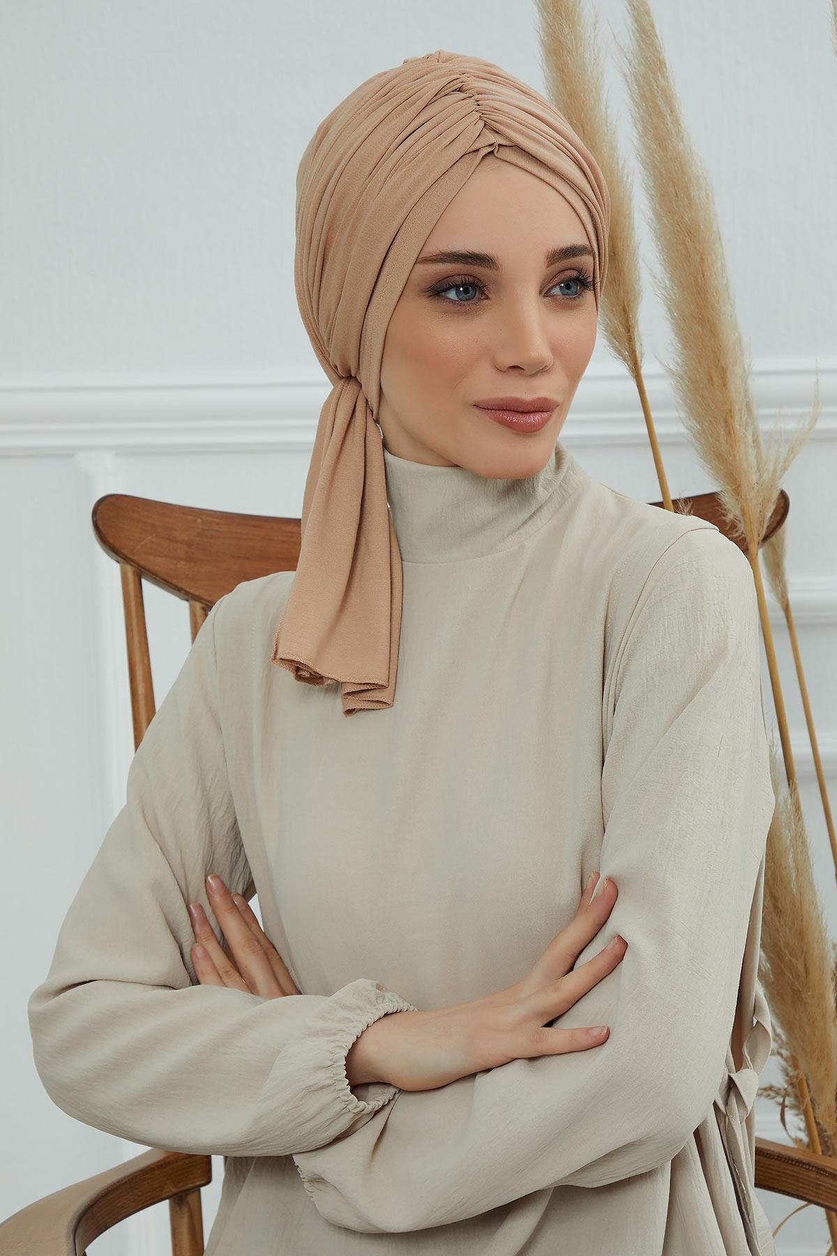 Büzgülü Penye Bone,B-1