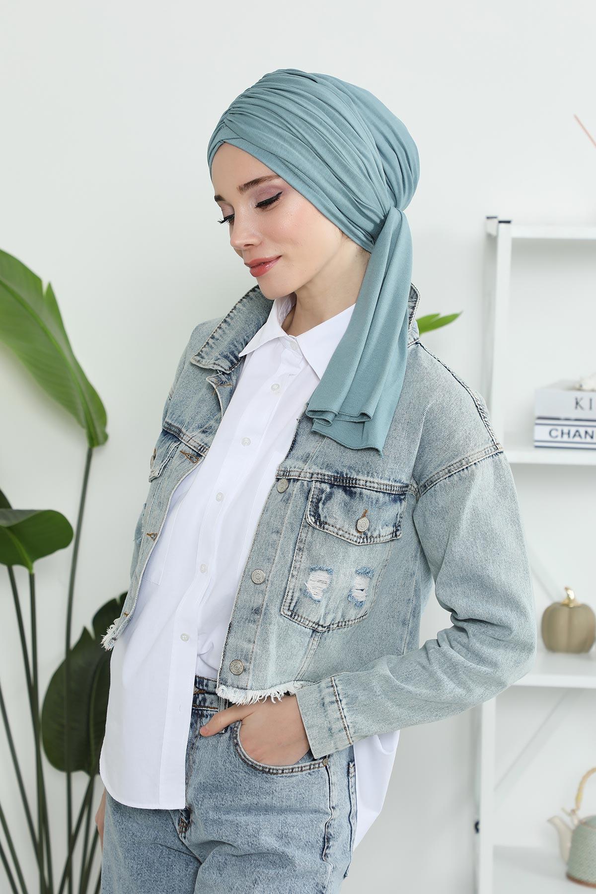Büzgülü Penye Bone,B-1