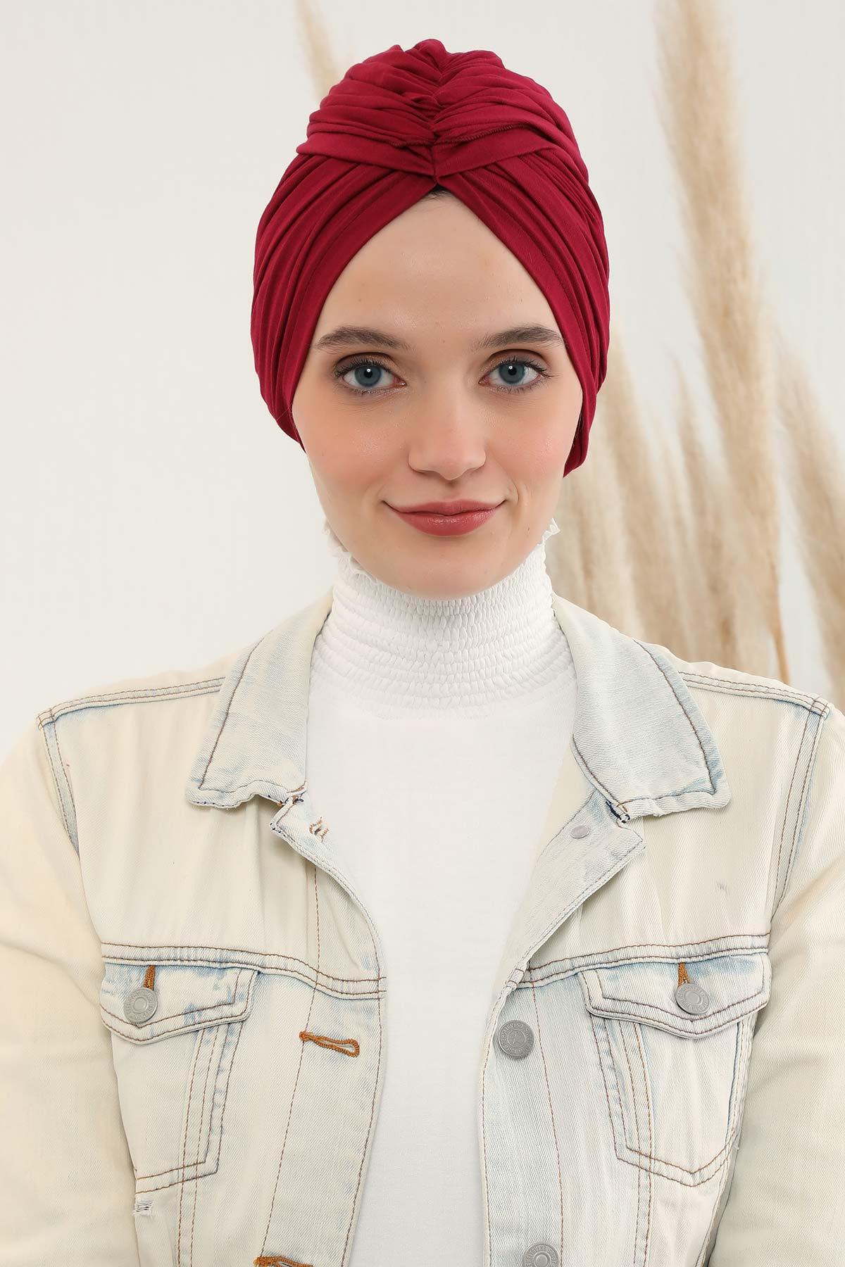 Büzgülü Penye Bone,B-1