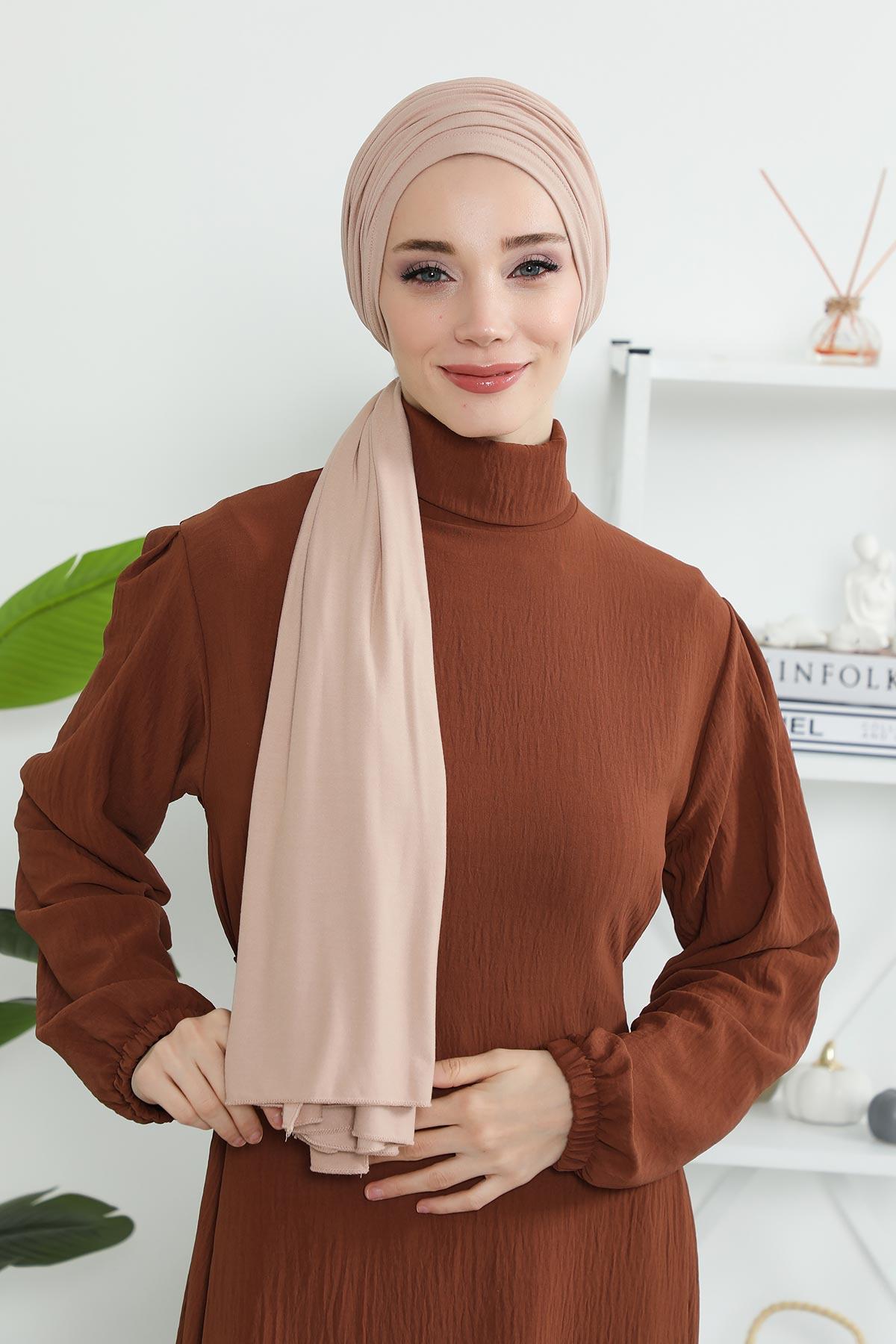 Büzgülü Penye Bone,B-1