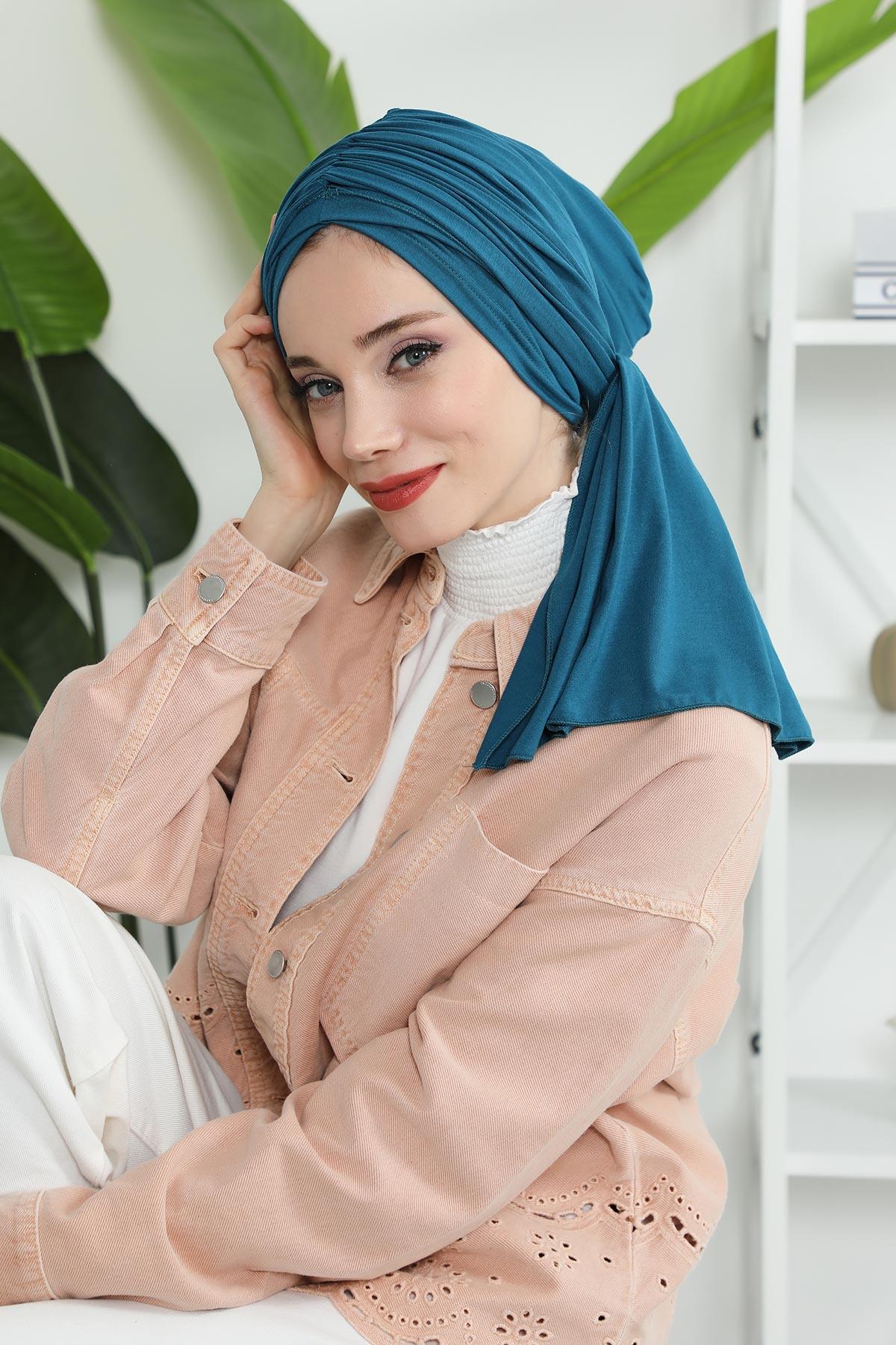Büzgülü Penye Bone,B-1