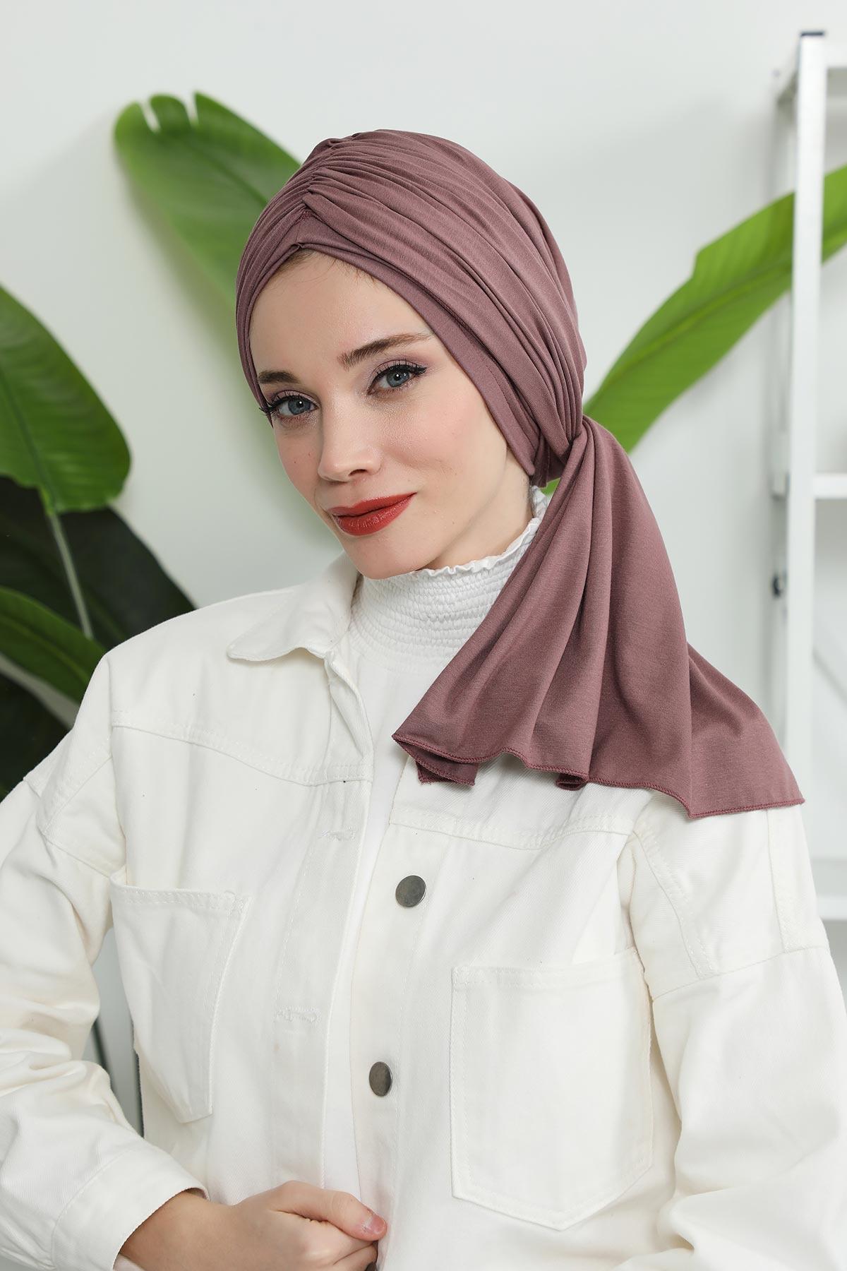 Büzgülü Penye Bone,B-1