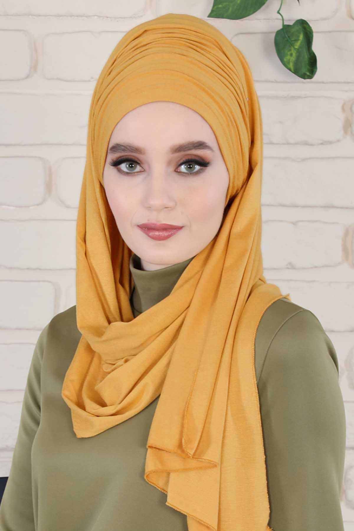 Büzgülü Penye Boneli Şal,BT-1