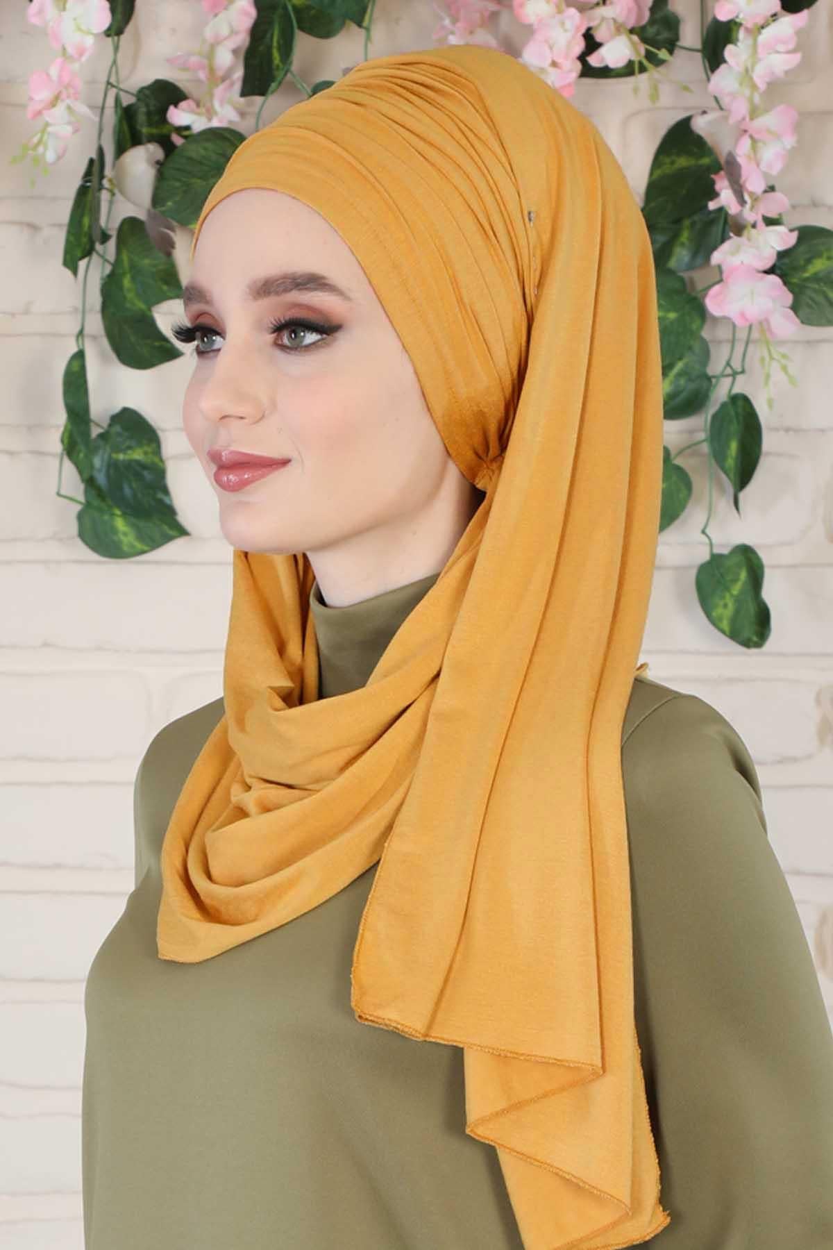 Büzgülü Penye Boneli Şal,BT-1