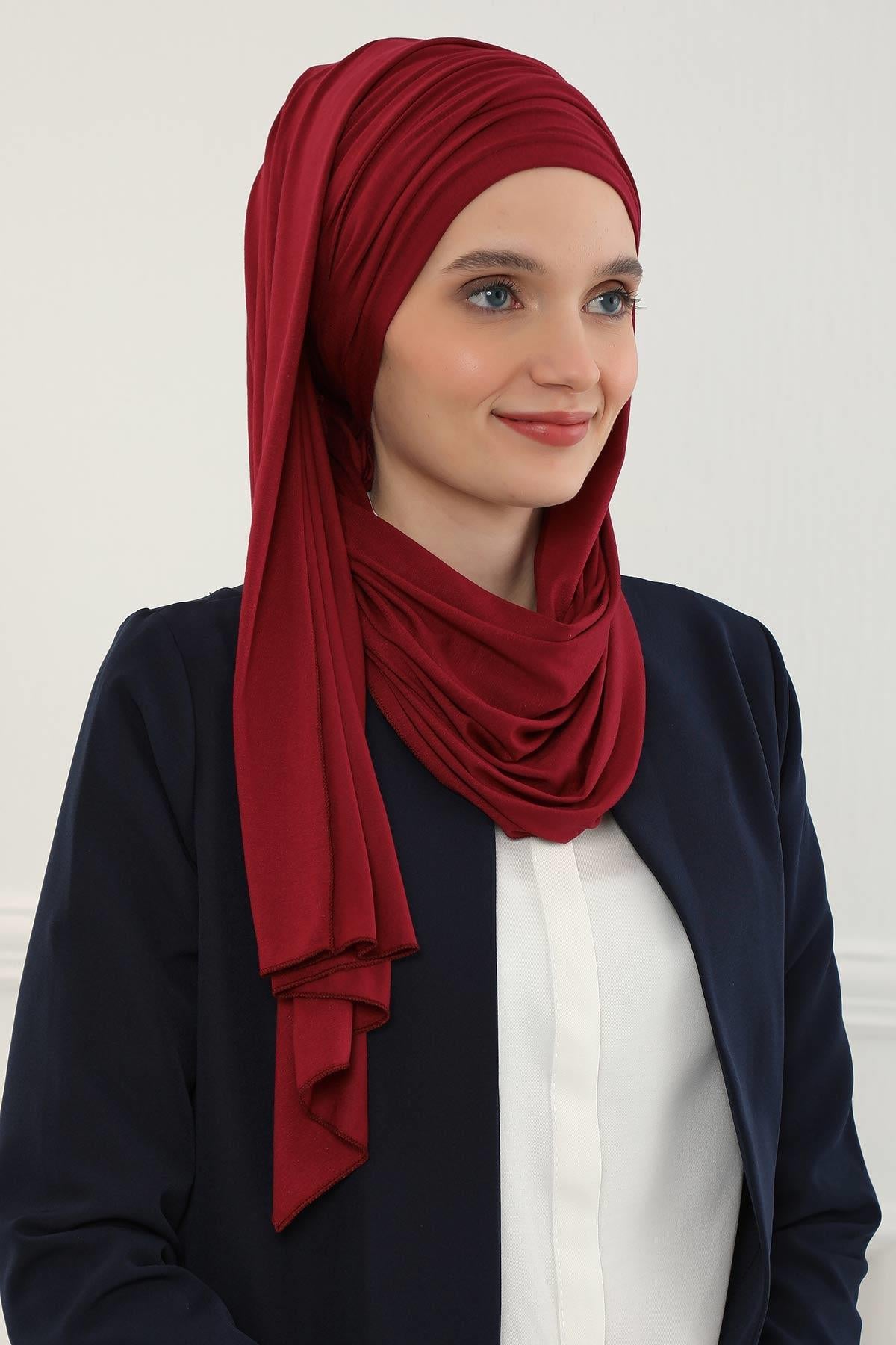 Büzgülü Penye Boneli Şal,BT-1
