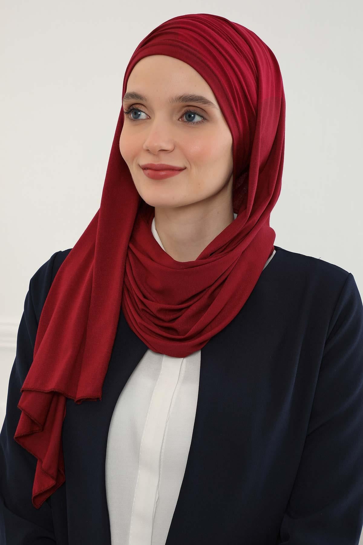 Büzgülü Penye Boneli Şal,BT-1