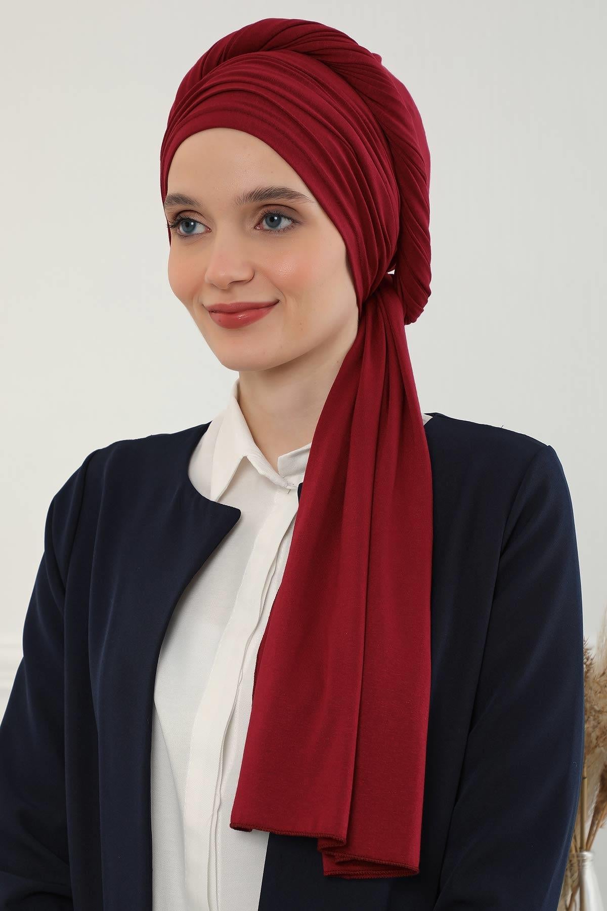 Büzgülü Penye Boneli Şal,BT-1