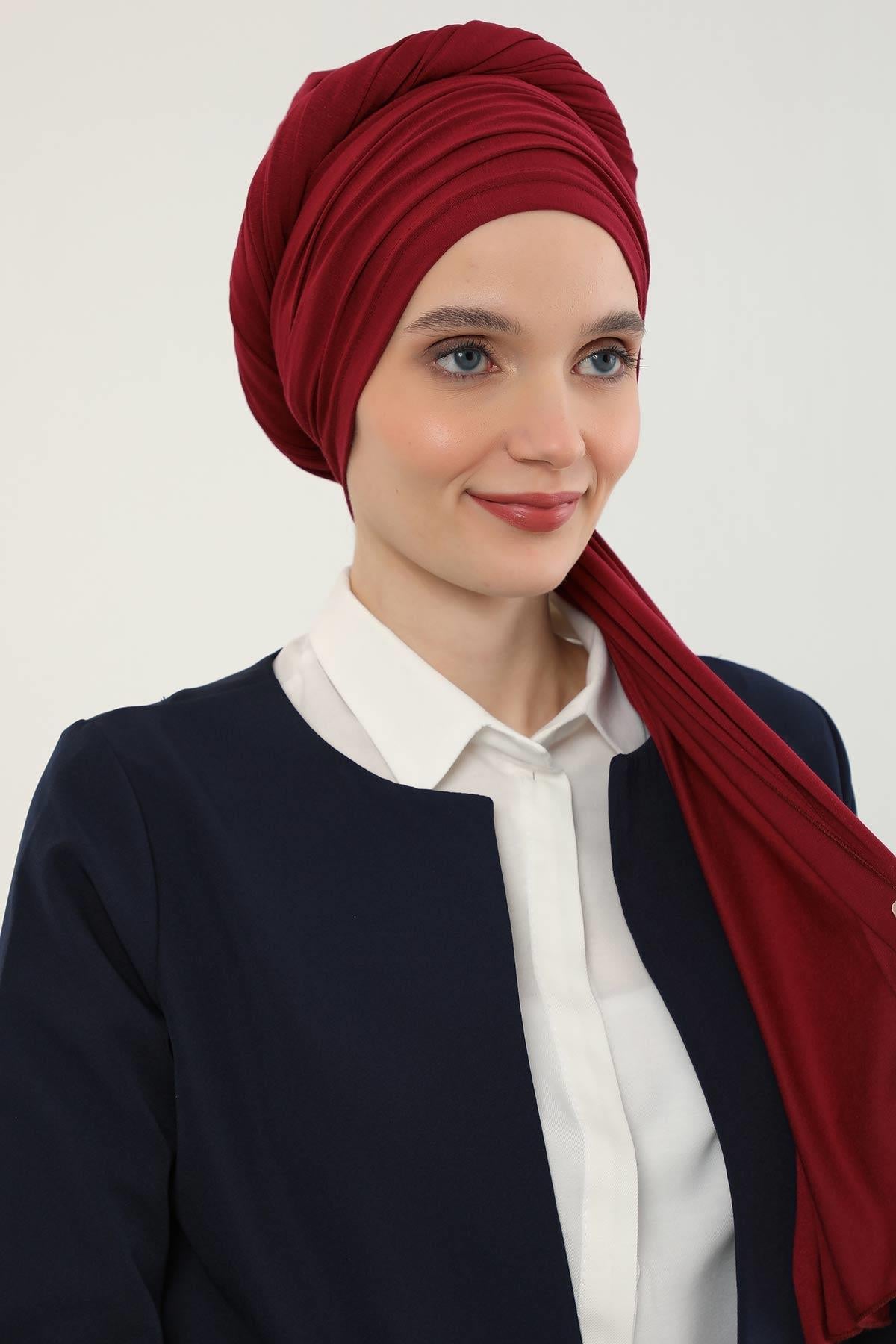 Büzgülü Penye Boneli Şal,BT-1