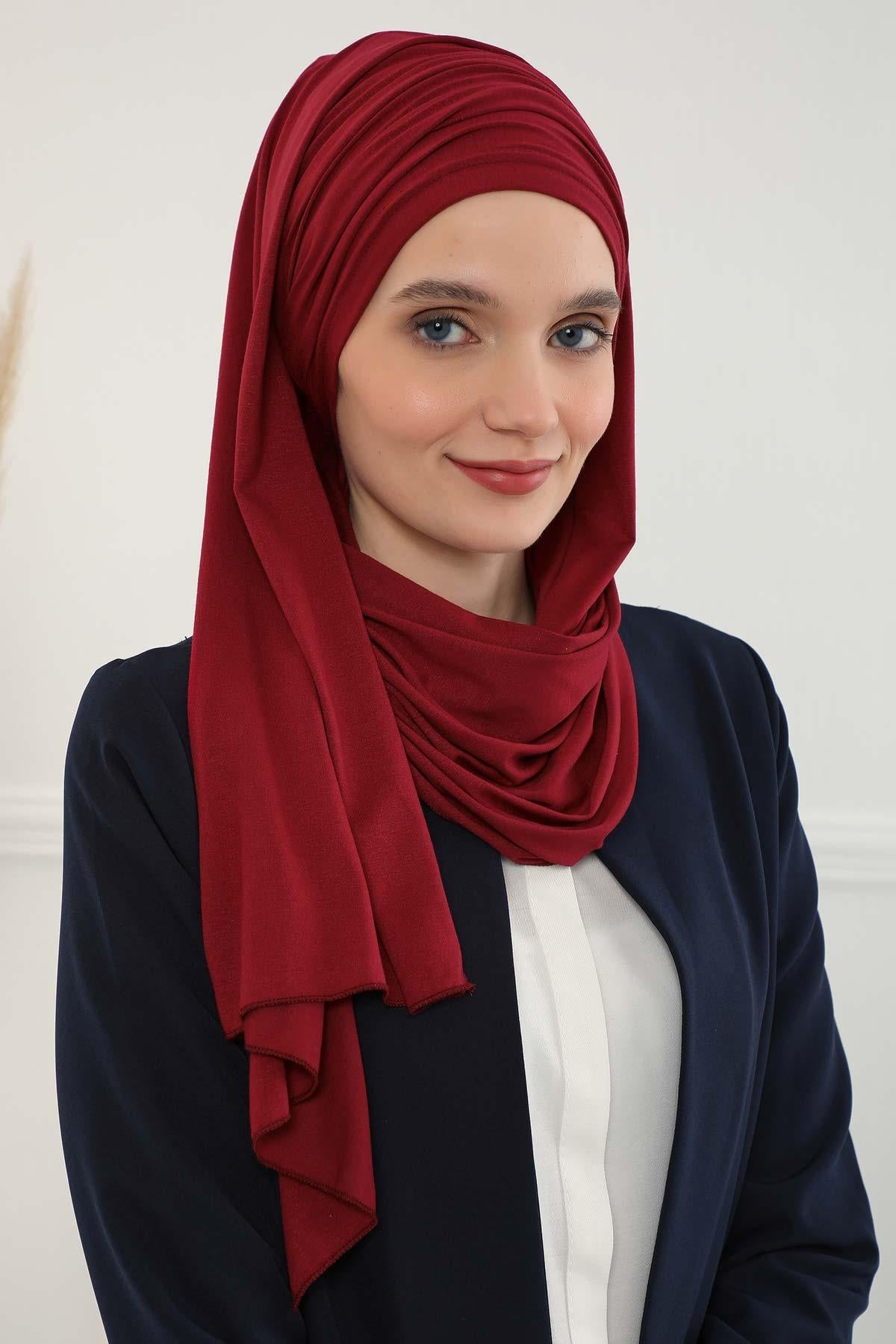 Büzgülü Penye Boneli Şal,BT-1