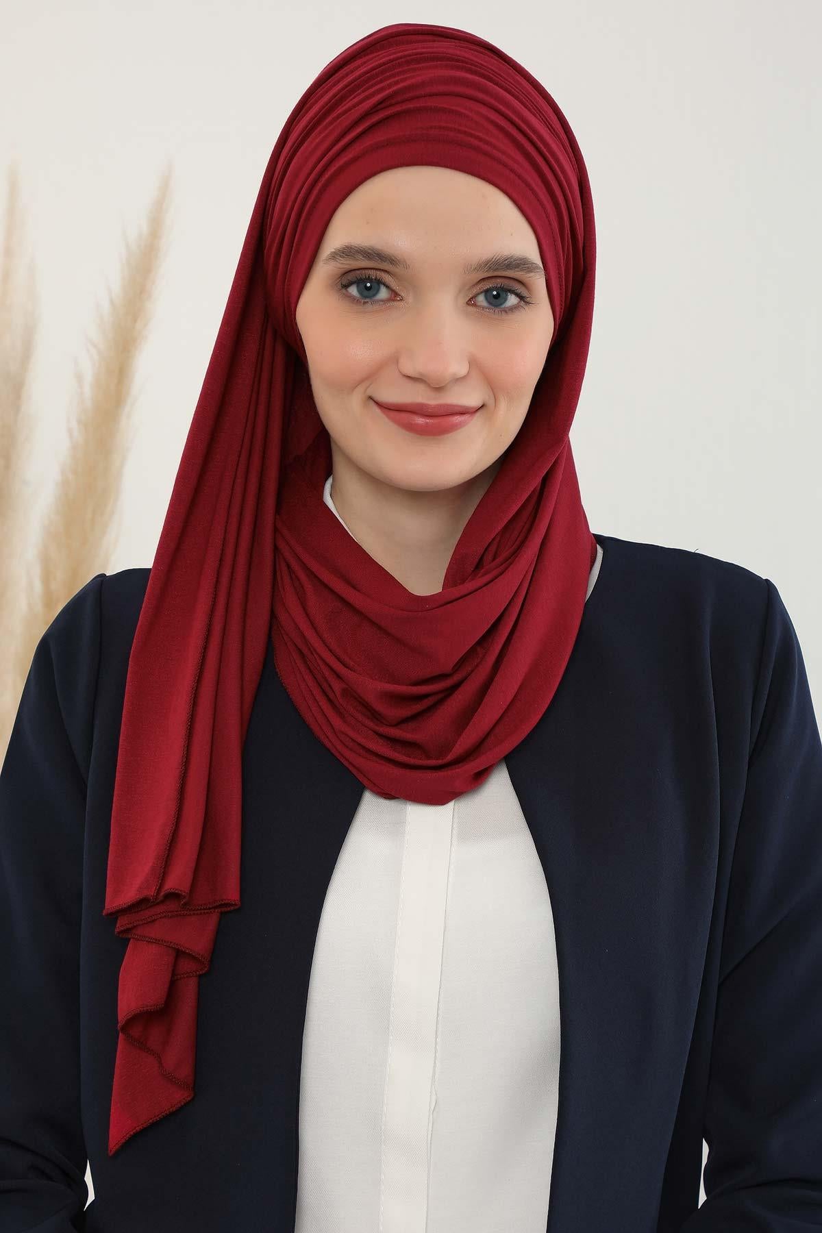 Büzgülü Penye Boneli Şal,BT-1
