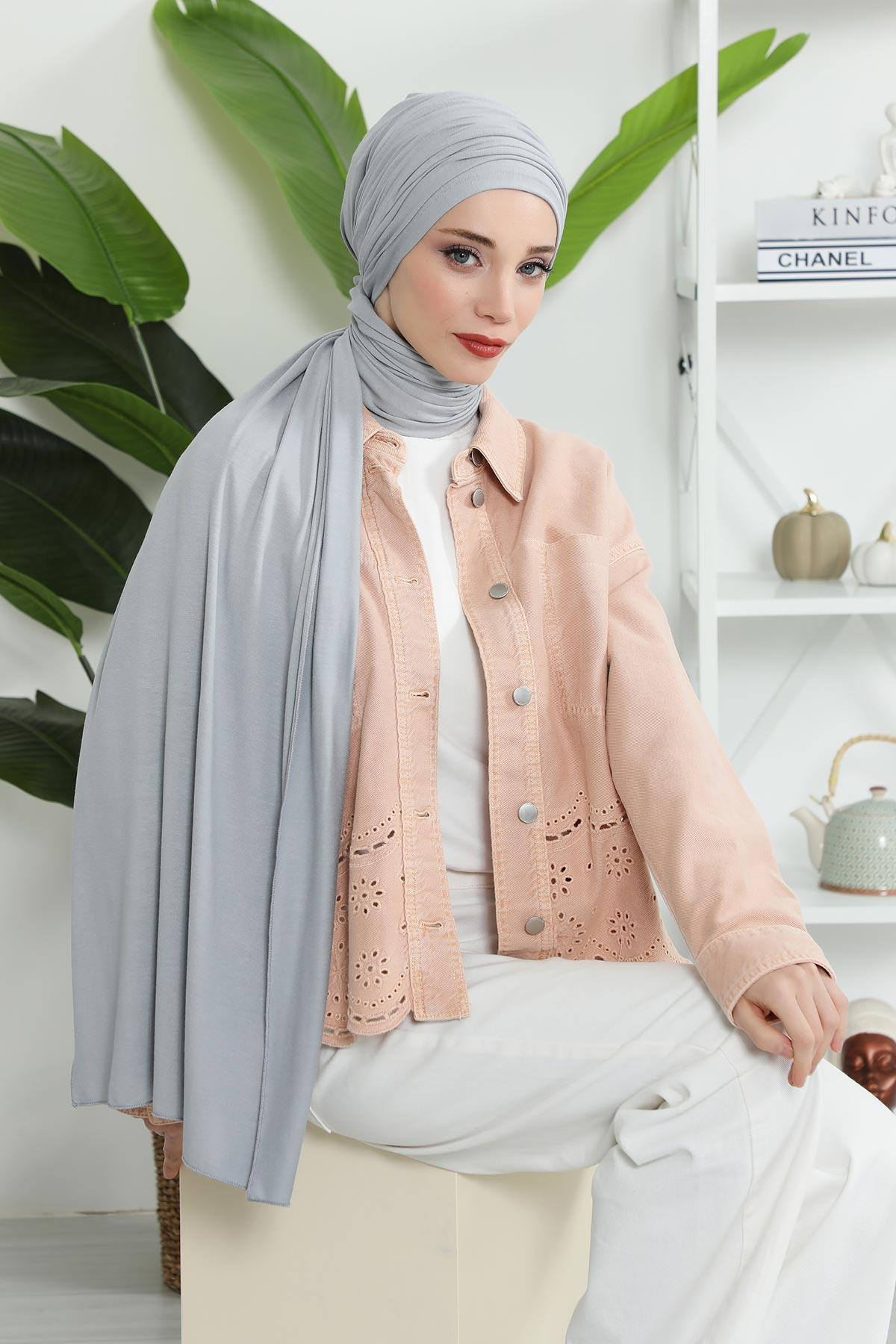 Büzgülü Penye Boneli Şal,BT-1