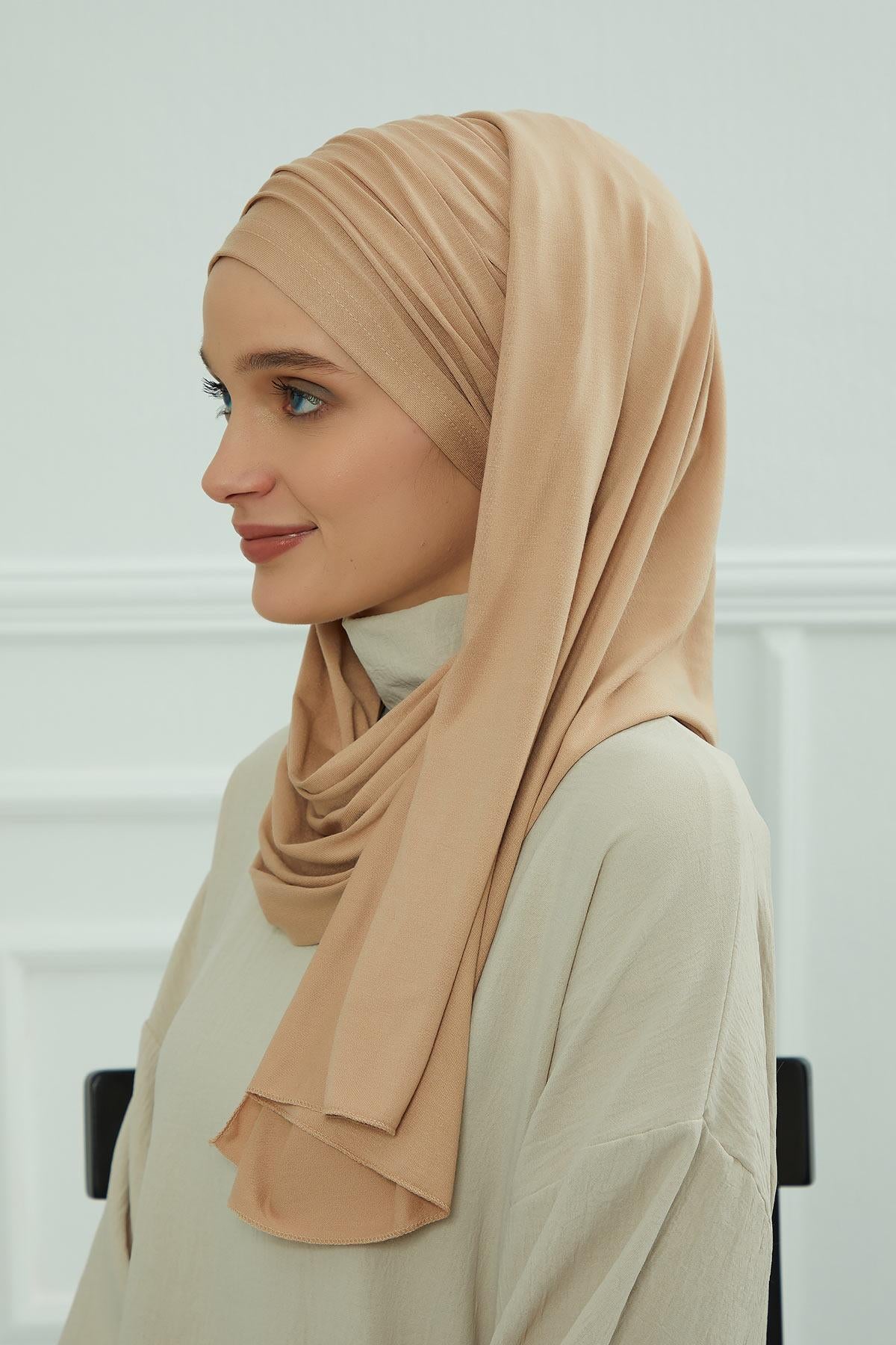 Büzgülü Penye Boneli Şal,BT-1